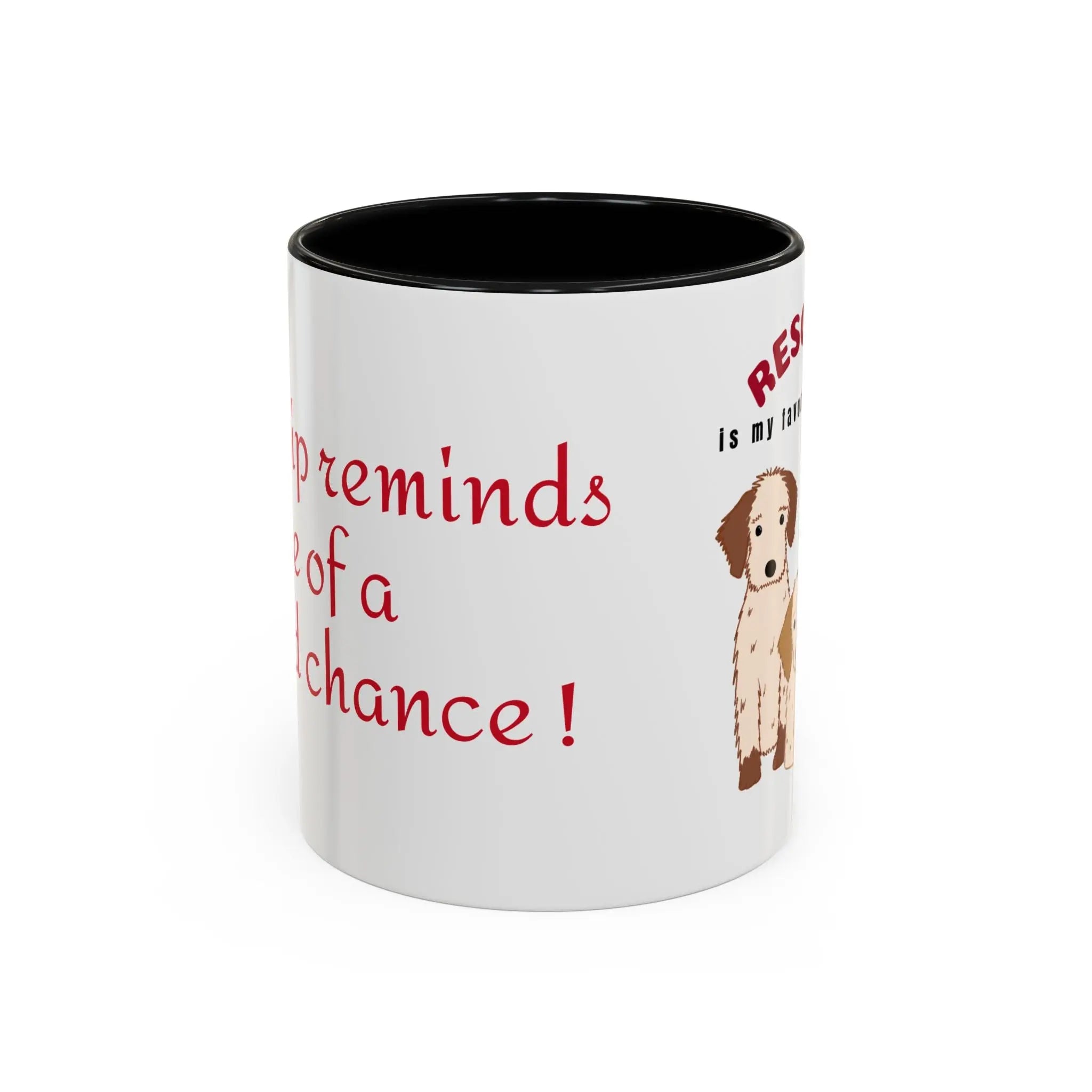 Rescue Dogs Love Coffee Mug – A Sweet Sip for Every Animal Lover Printify