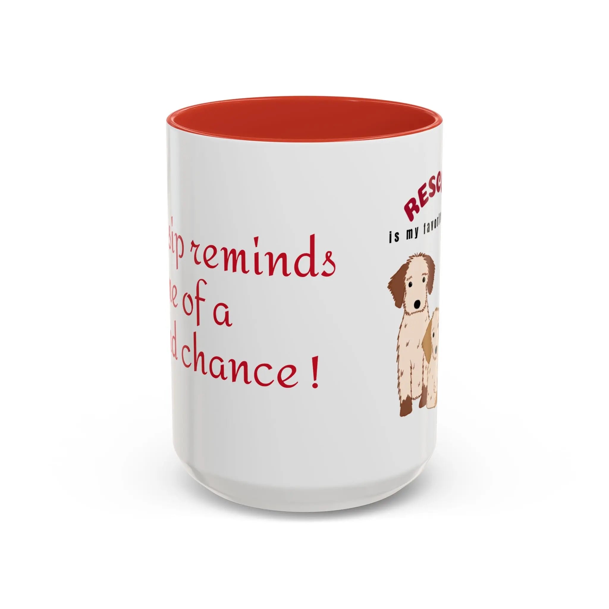 Rescue Dogs Love Coffee Mug – A Sweet Sip for Every Animal Lover Printify