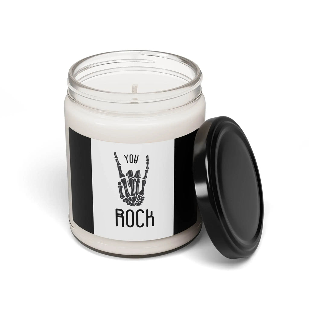 You Rock! Soy Candle, Inspirational Quote, Hand-poured Candle, Home Decor, Gift for Her, Scented Candle - Our Sacred Serenity Store