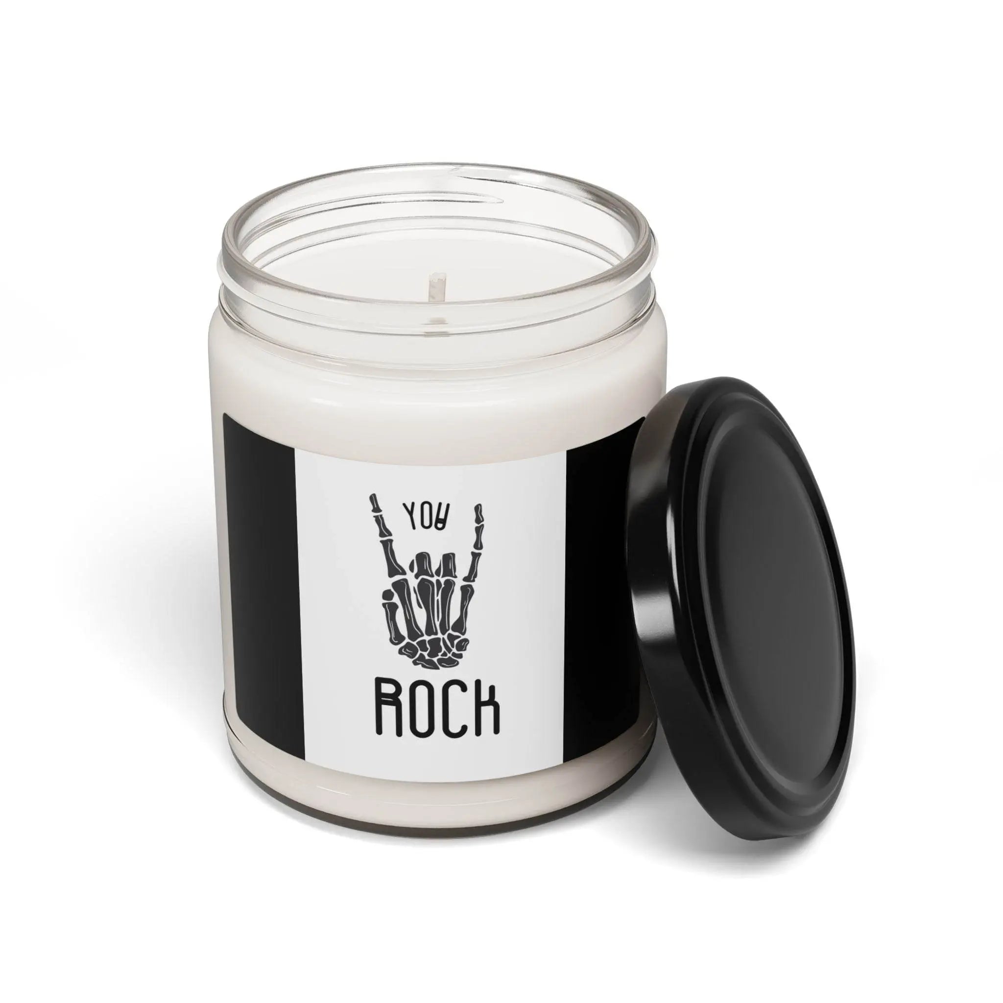 You Rock! Soy Candle, Inspirational Quote, Hand-poured Candle, Home Decor, Gift for Her, Scented Candle - Our Sacred Serenity Store