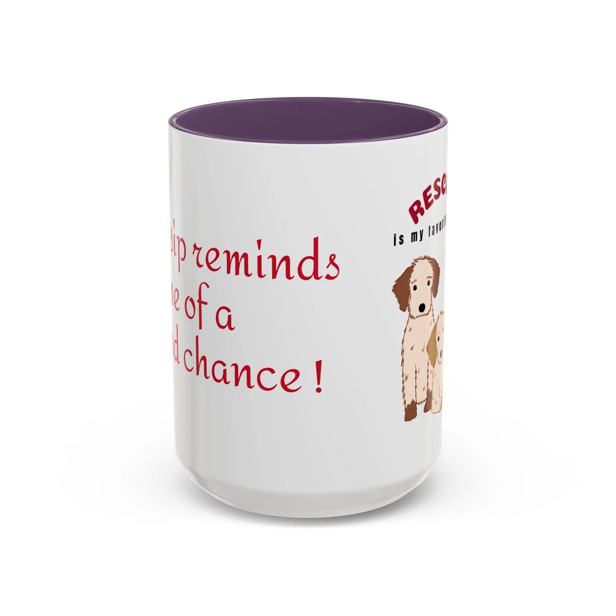 Rescue Dogs Love Coffee Mug – A Sweet Sip for Every Animal Lover Printify