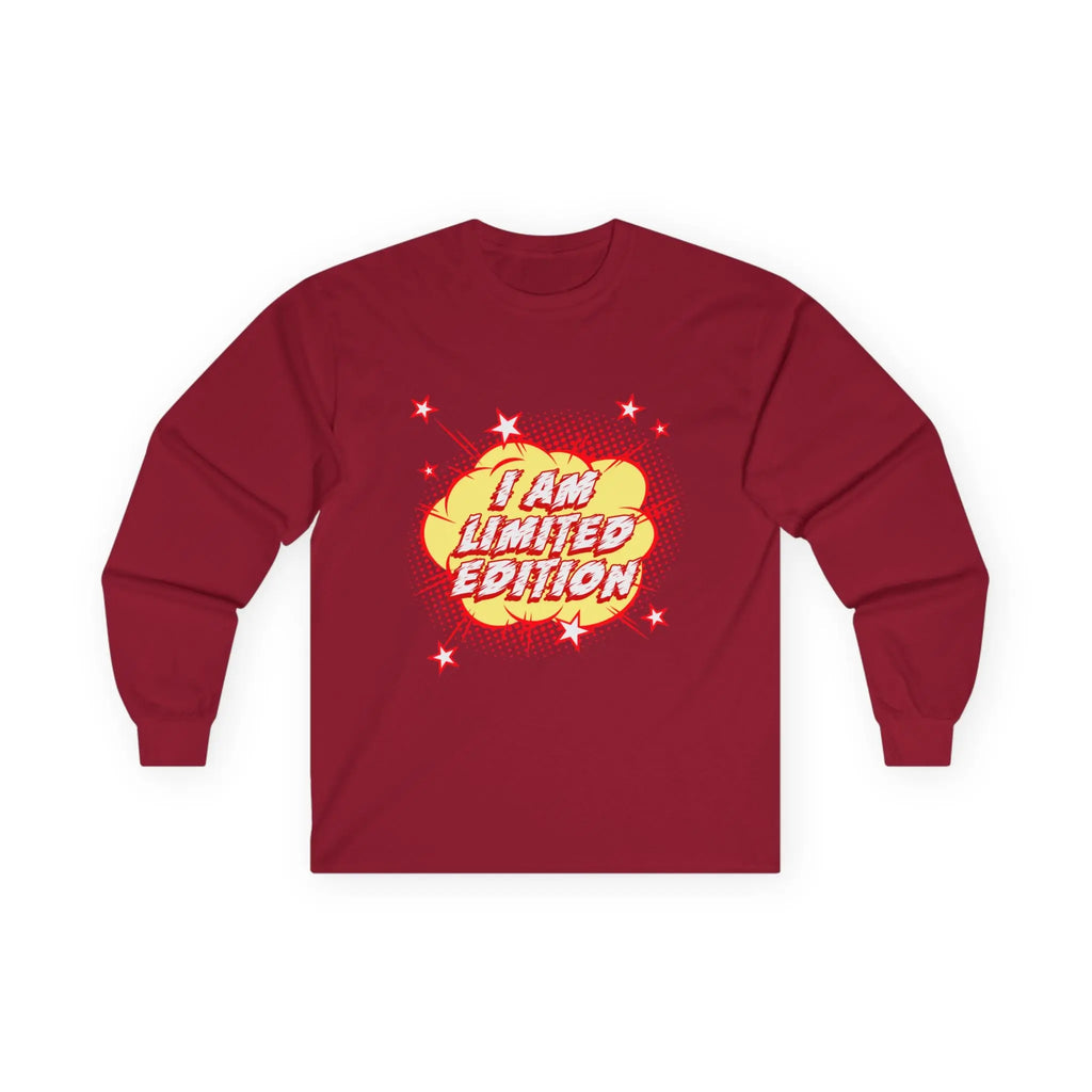 I Am Limited Edition" Cosmic Comic-Style Tee Printify