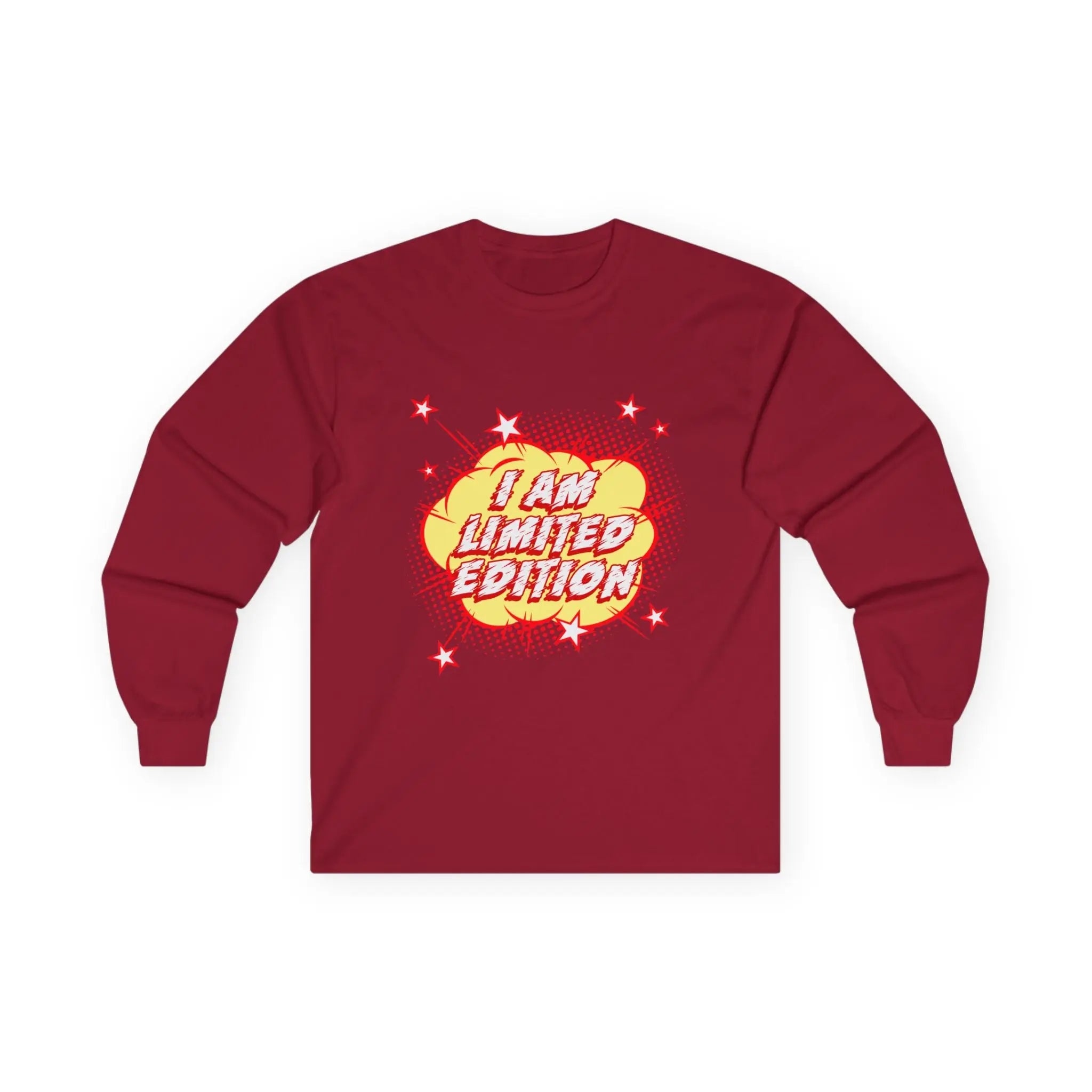 I Am Limited Edition" Cosmic Comic-Style Tee Printify