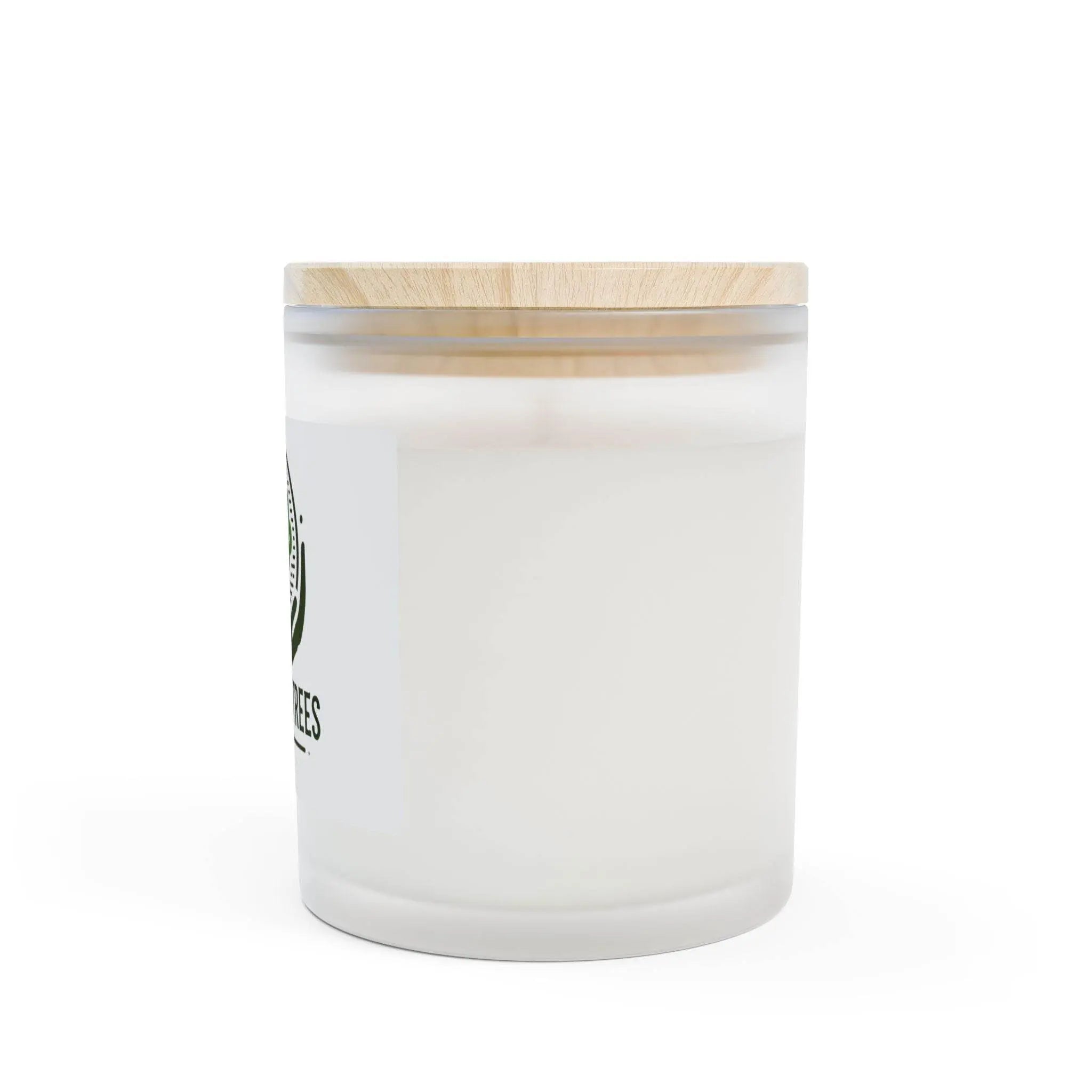 Earth-Inspired Candle – Eco-Friendly Frosted Glass with Wooden Wick (50-Hour Burn) - Our Sacred Serenity Store