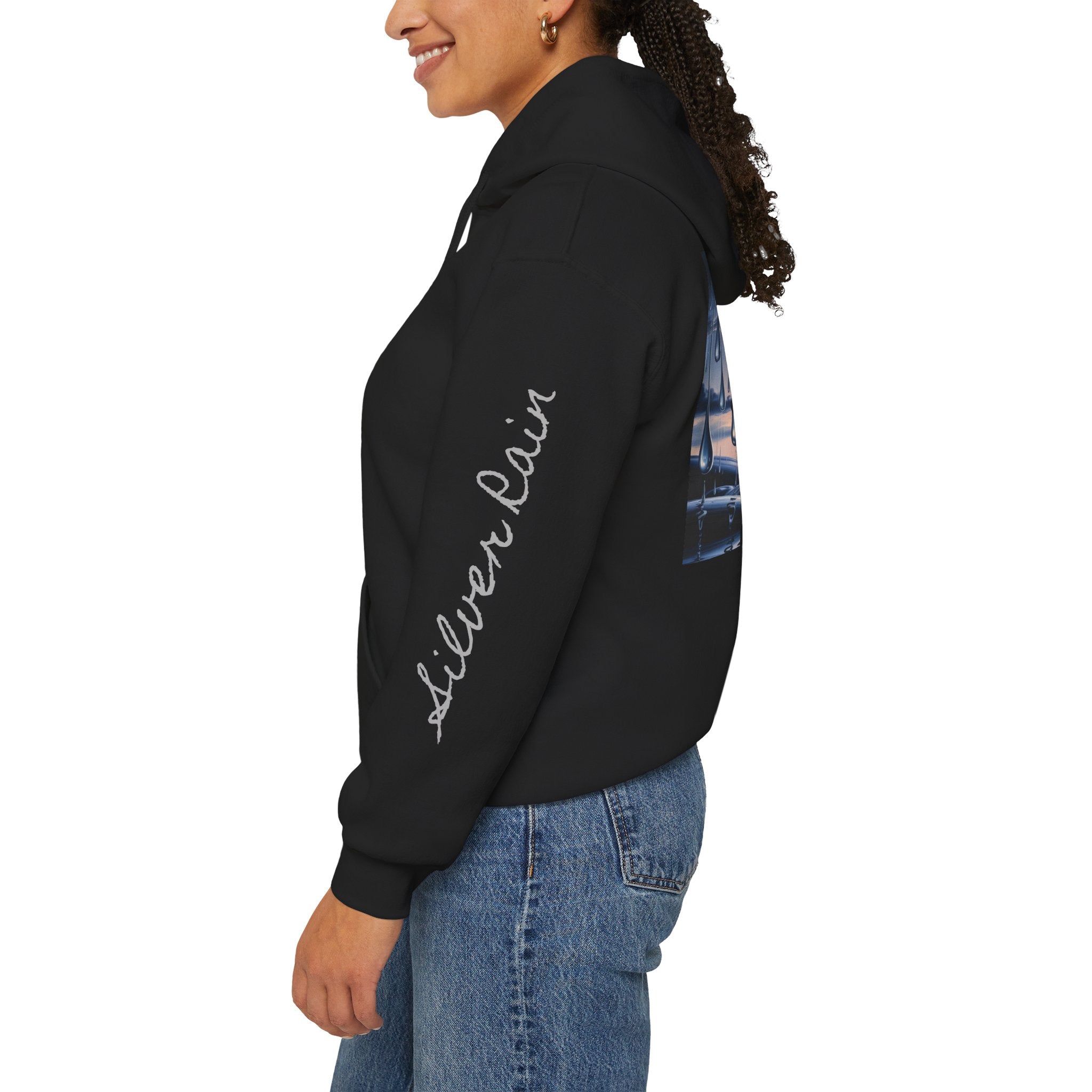 Artistic Fire and Rain Unisex Hoodie