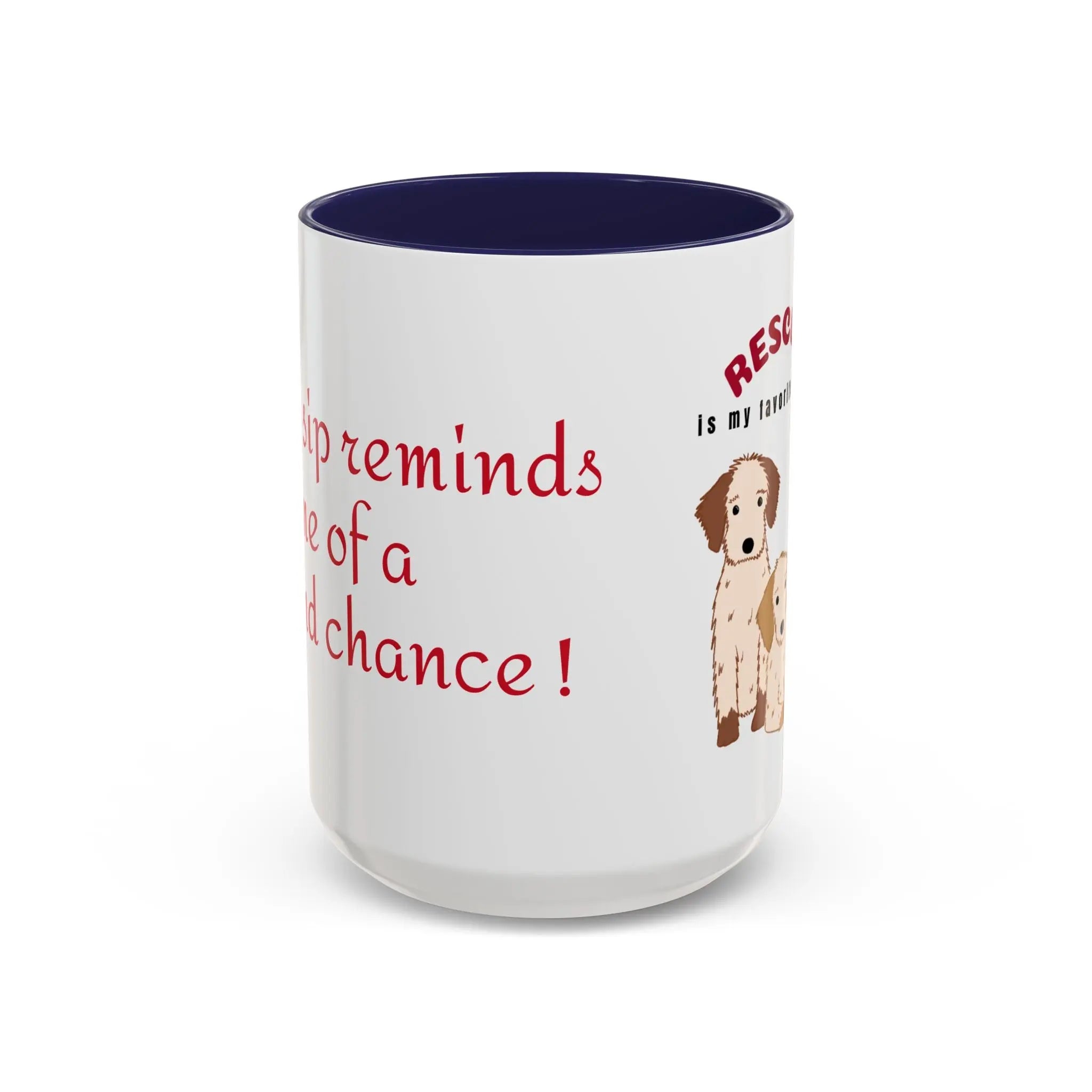 Rescue Dogs Love Coffee Mug – A Sweet Sip for Every Animal Lover Printify