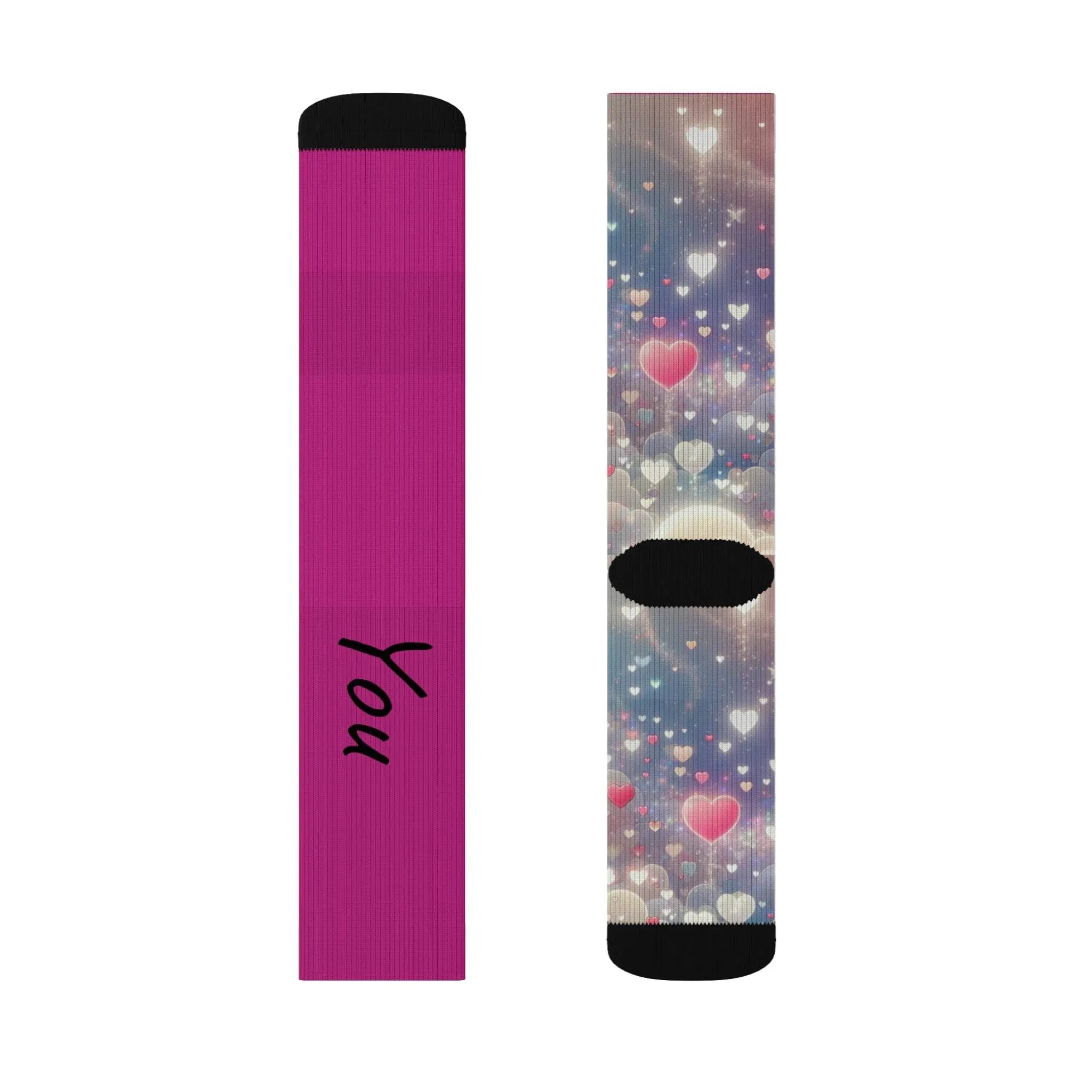 Cozy Socks - Love You Cute Sublimation Socks - Our Sacred Serenity Store