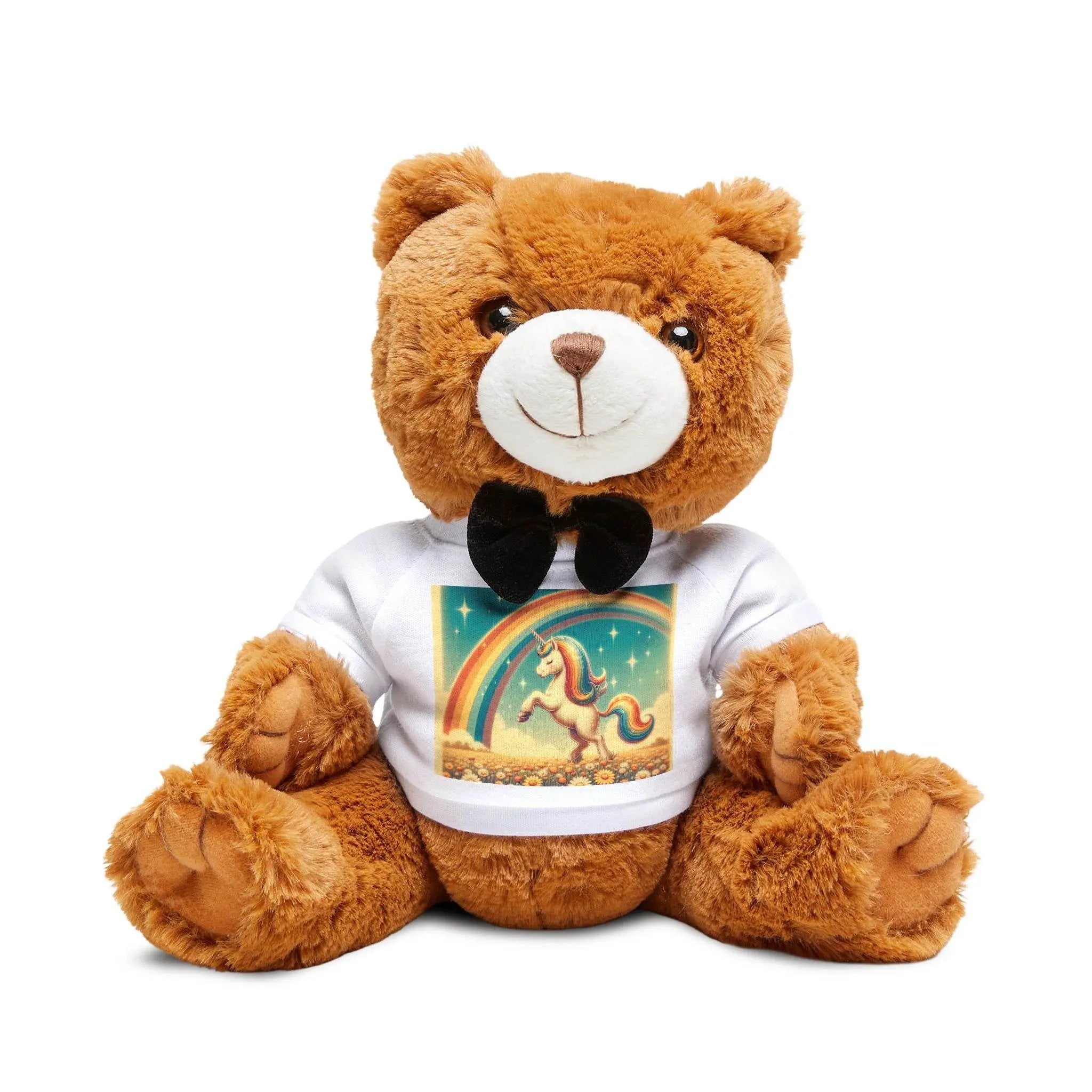 Rainbow Unicorn Teddy Bear – Magical Cuddle Companion - Our Sacred Serenity Store