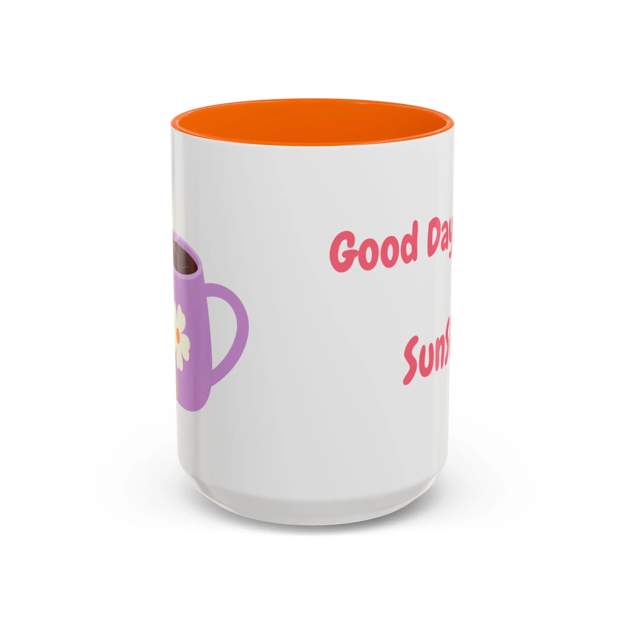 Coffee Mug - Good Day Sunshine Accent Mug (11, 15oz) Printify