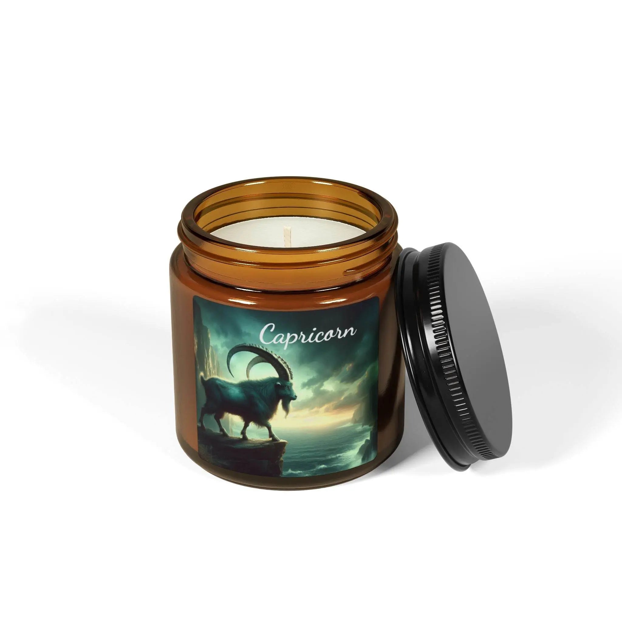 Scented Soy Candle (Multi-Size, Amber Jar) - Our Sacred Serenity Store