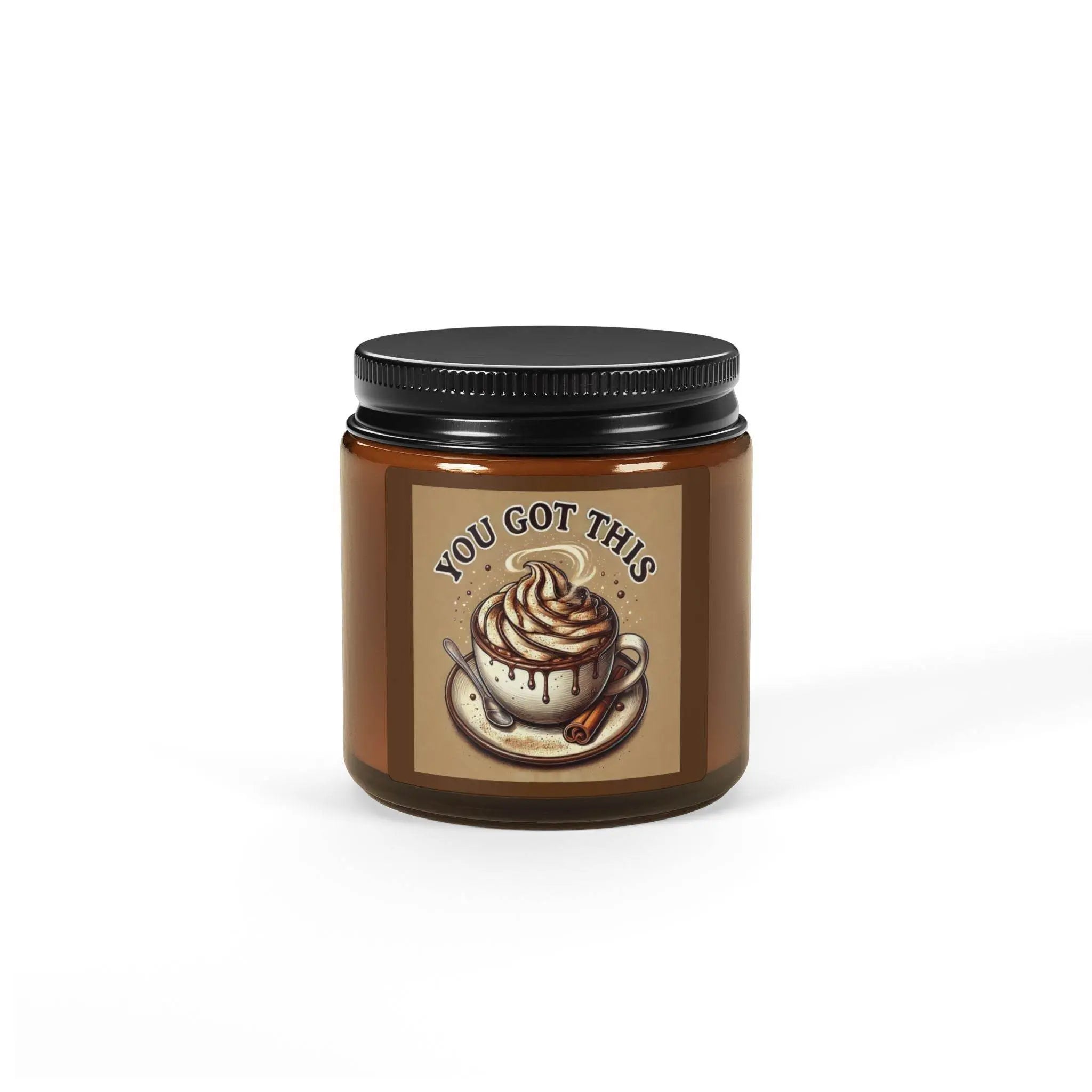 Scented Soy Candle (Multi-Size, Amber Jar) Coffee Mug Design - Our Sacred Serenity Store