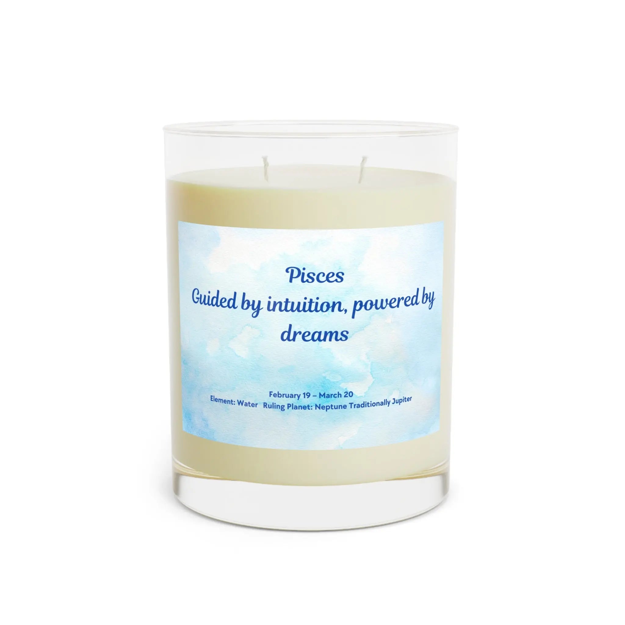 Pisces Zodiac Scented Candle – "Guided by Intuition" | Astrological Gift, Home Decor, Relaxation Candle Printify