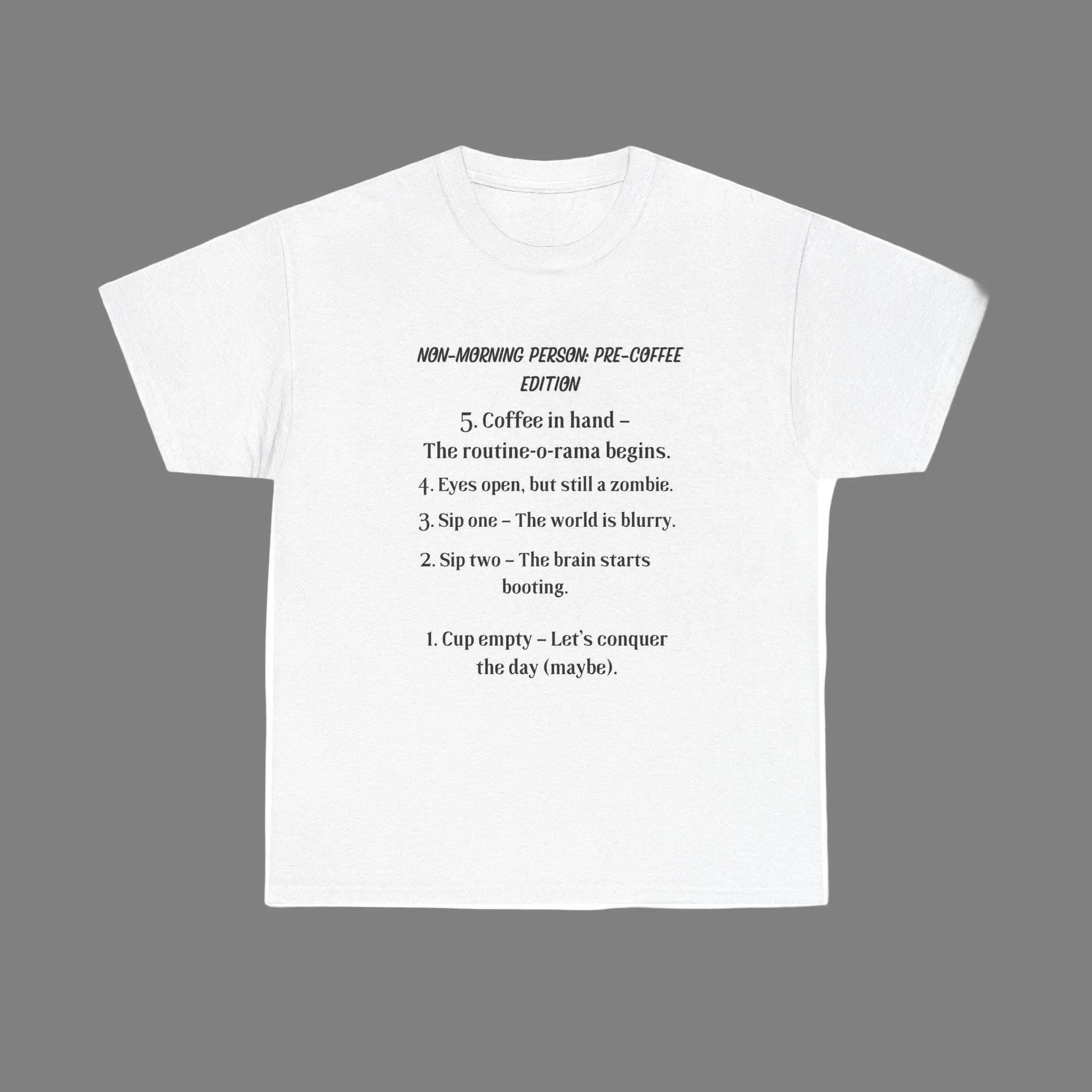 Leveling Up a Non-Morning Person Tee – Comfort Meets Everyday Style - Our Sacred Serenity Store