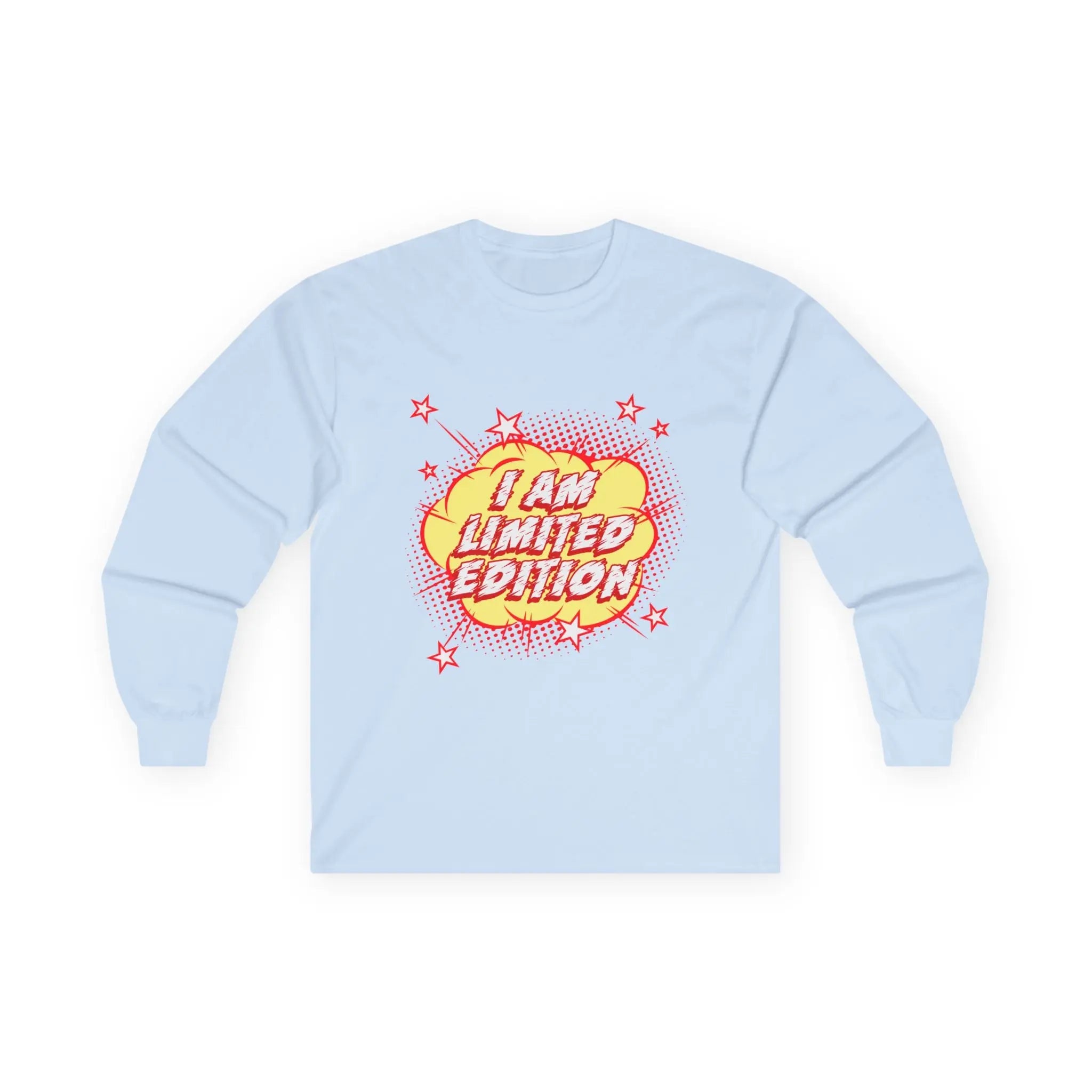 I Am Limited Edition" Cosmic Comic-Style Tee Printify