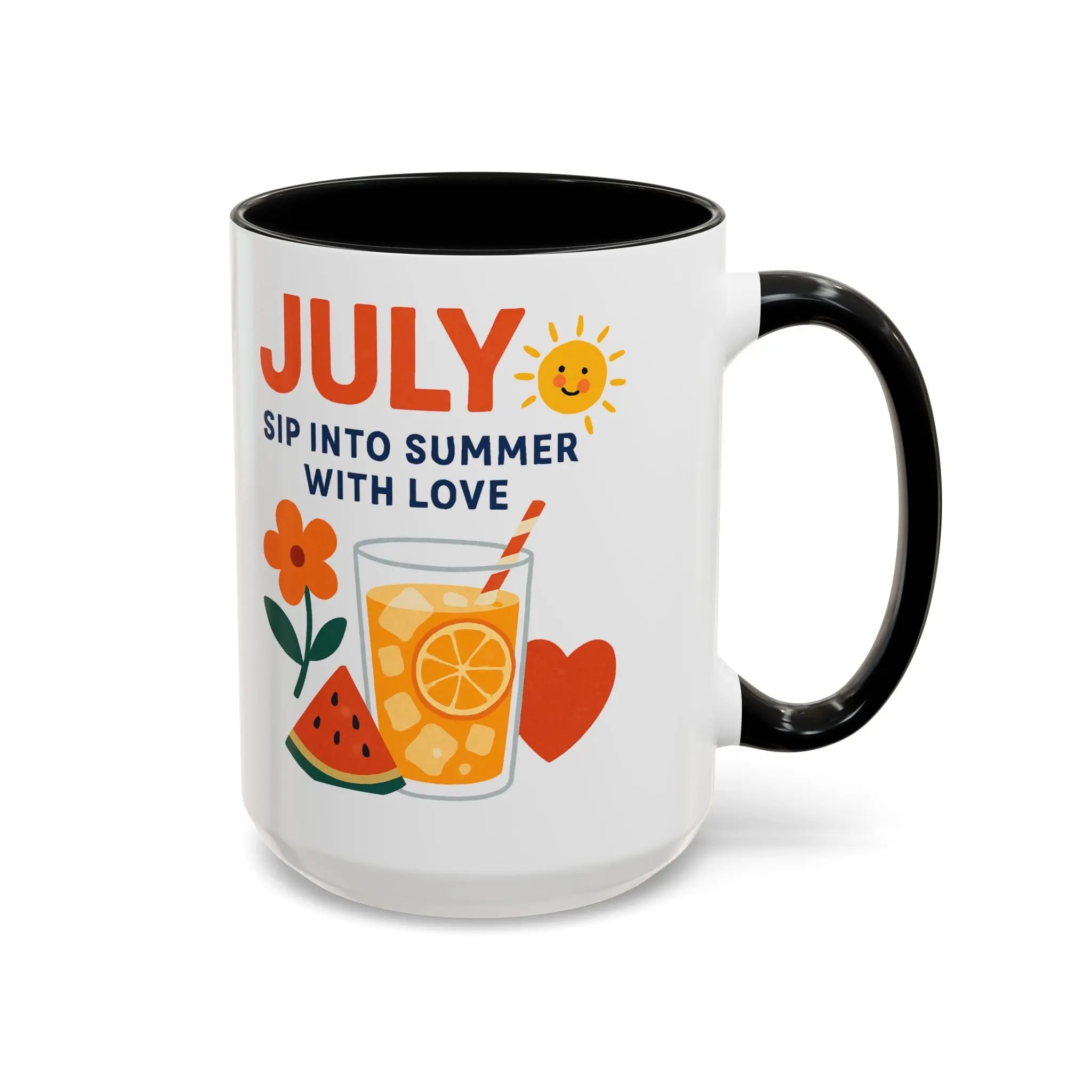 July - Bring the Sunshine Home with This Summer Vibes Coffee Mug Printify