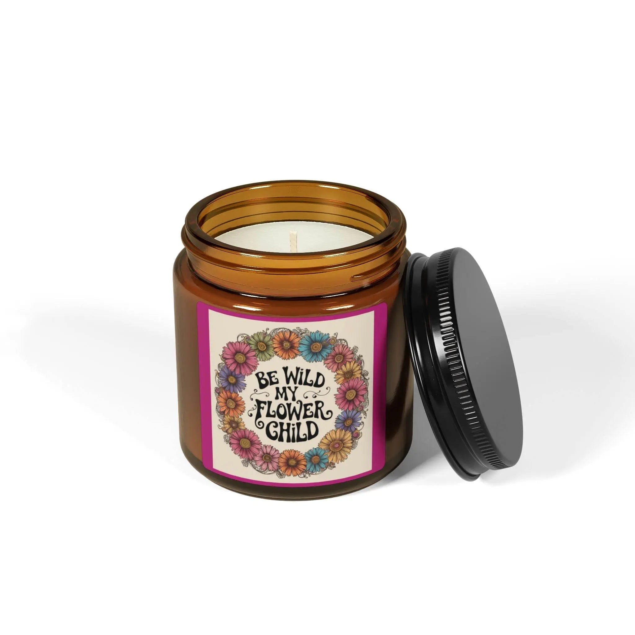 Stay Wild Soy Candle Hippie Love and Peace - Our Sacred Serenity Store