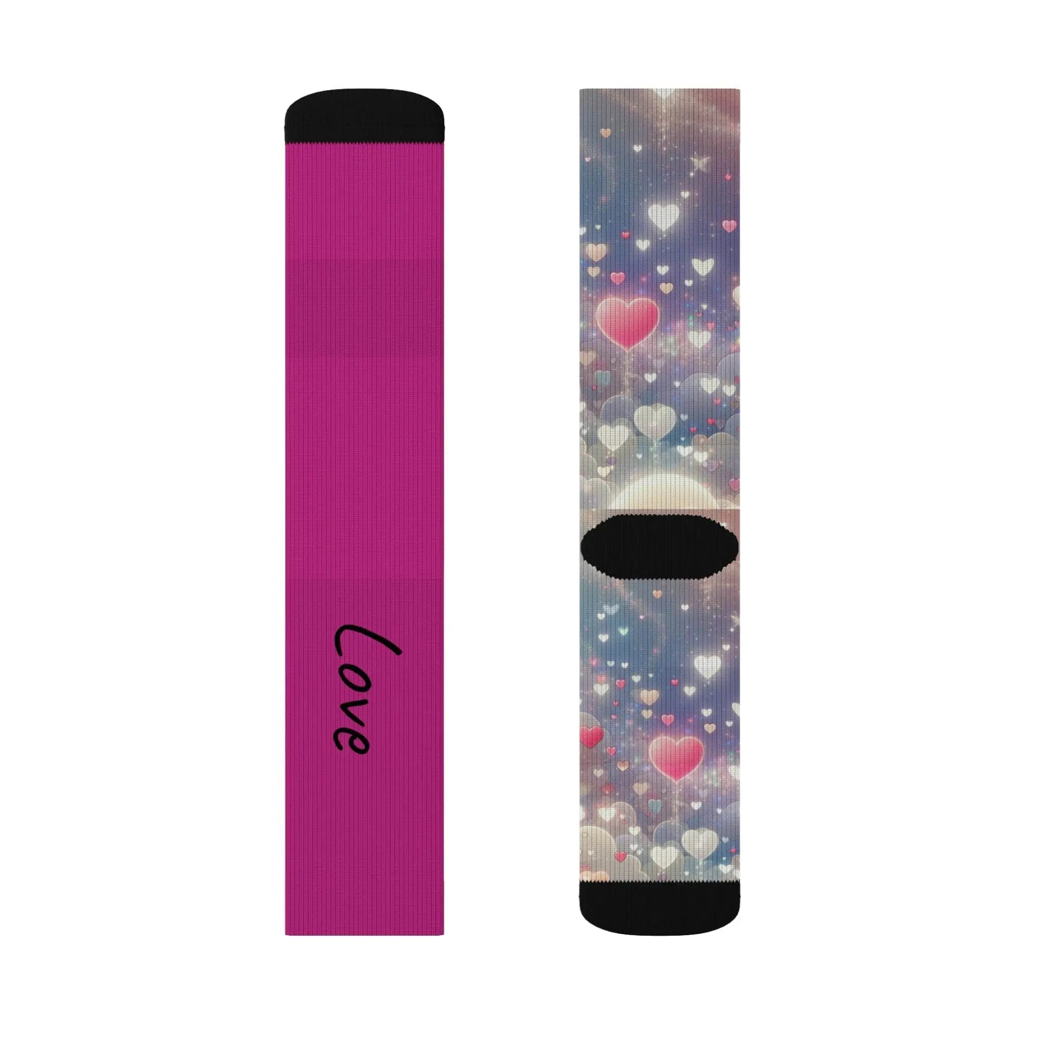 Cozy Socks - Love You Cute Sublimation Socks - Our Sacred Serenity Store