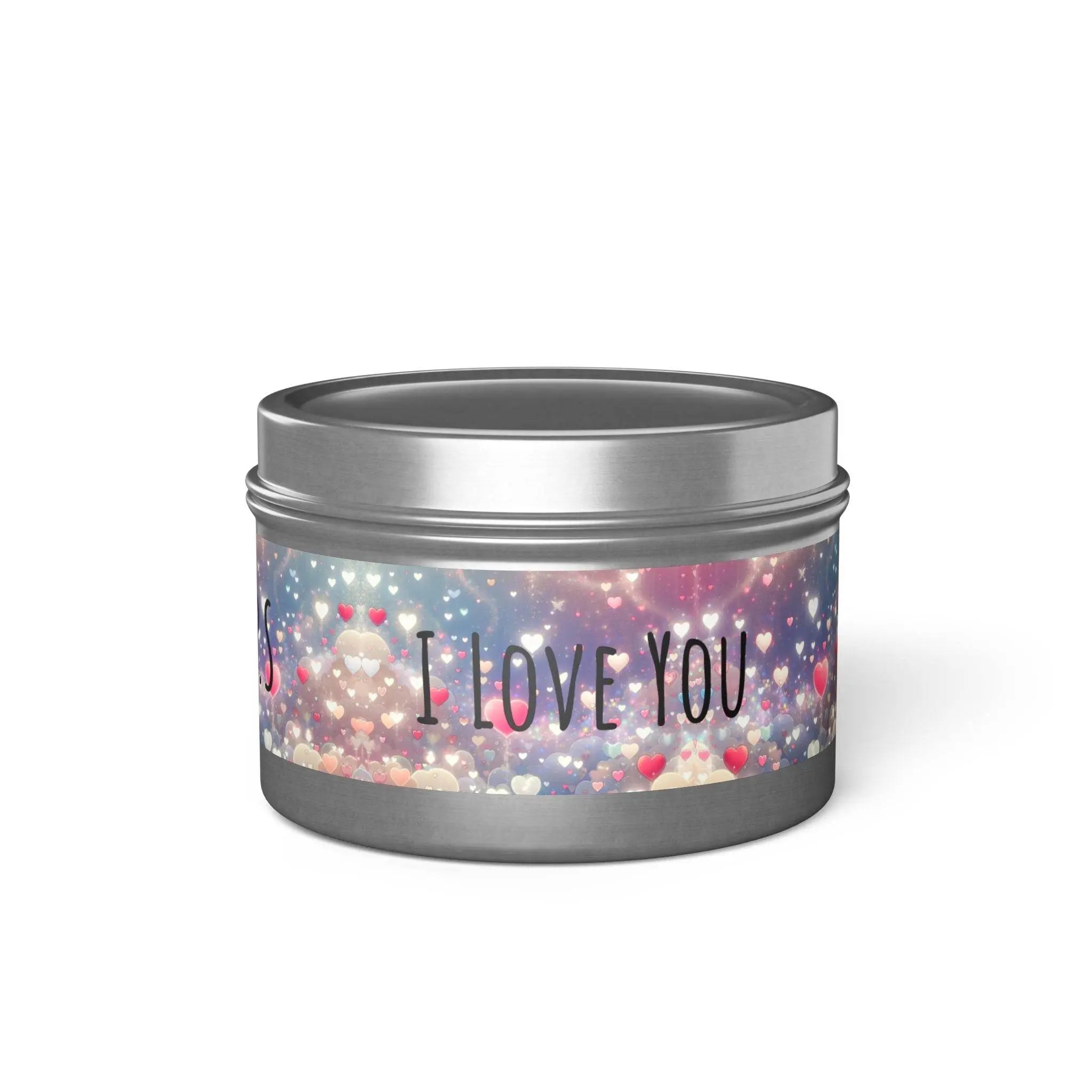 P.S I Love You Tin Candles, Heart Design Candle, Romantic Soy Candle, Day Gift, Home Decor Candle, Love Candle, Valentine's. - Our Sacred Serenity Store