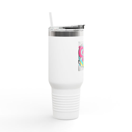 "Coffee Is My Go Go Juice" 40oz Insulated Travel Mug