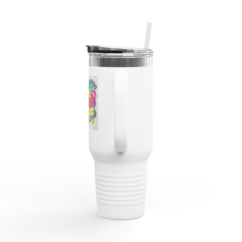 "Coffee Is My Go Go Juice" 40oz Insulated Travel Mug