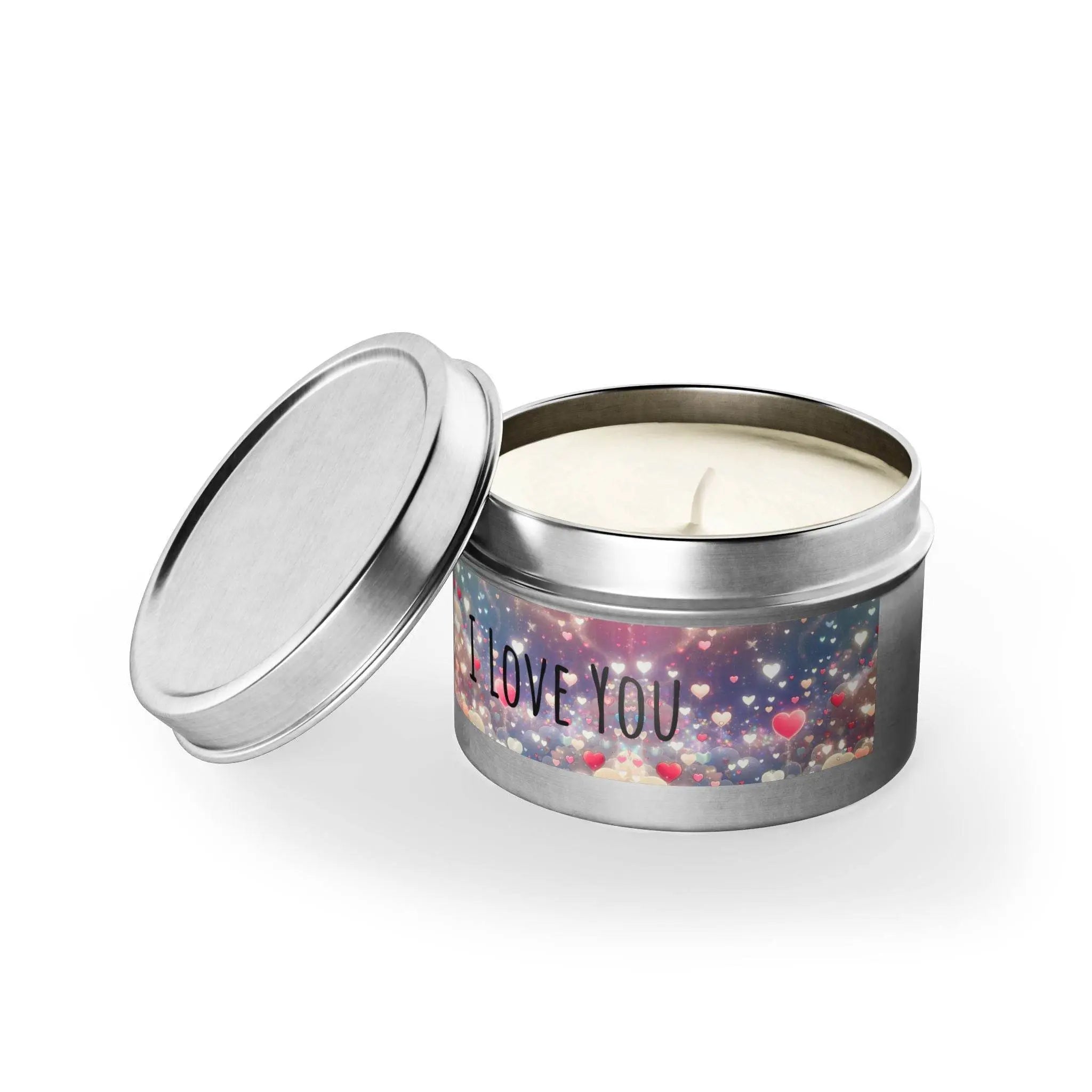 P.S I Love You Tin Candles, Heart Design Candle, Romantic Soy Candle, Day Gift, Home Decor Candle, Love Candle, Valentine's. - Our Sacred Serenity Store