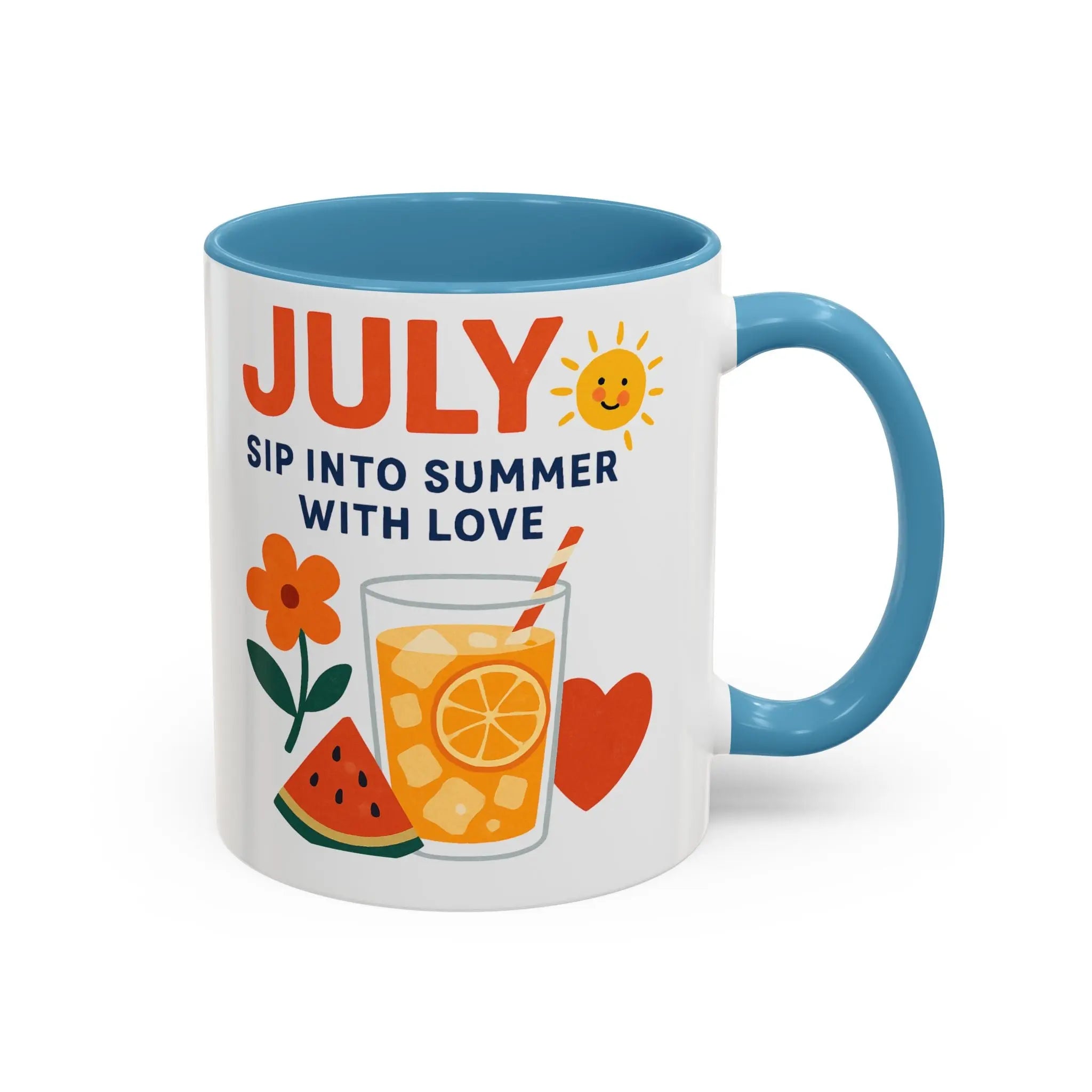 July - Bring the Sunshine Home with This Summer Vibes Coffee Mug Printify