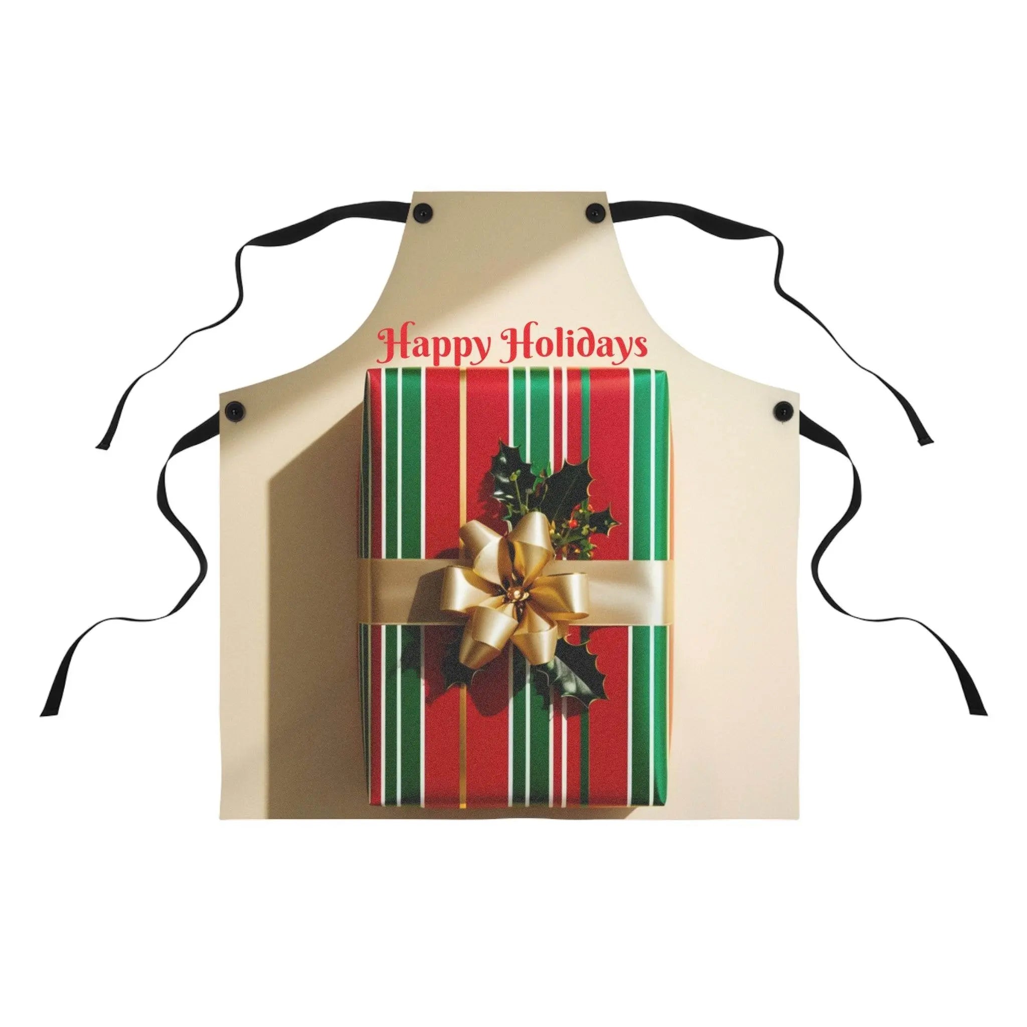 Holidays Apron - Cute Kitchen Cooking Gift, Christmas Thanksgiving BBQ Cooking Apron, Chef Apron with Pockets - Our Sacred Serenity Store