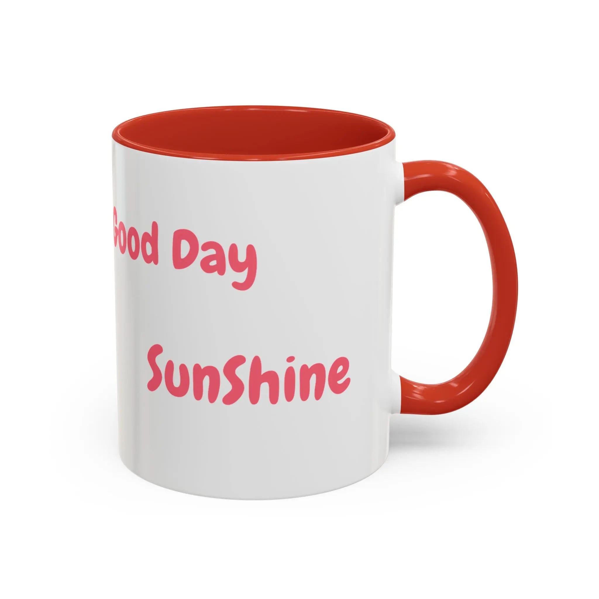 Coffee Mug - Good Day Sunshine Accent Mug (11, 15oz) Printify