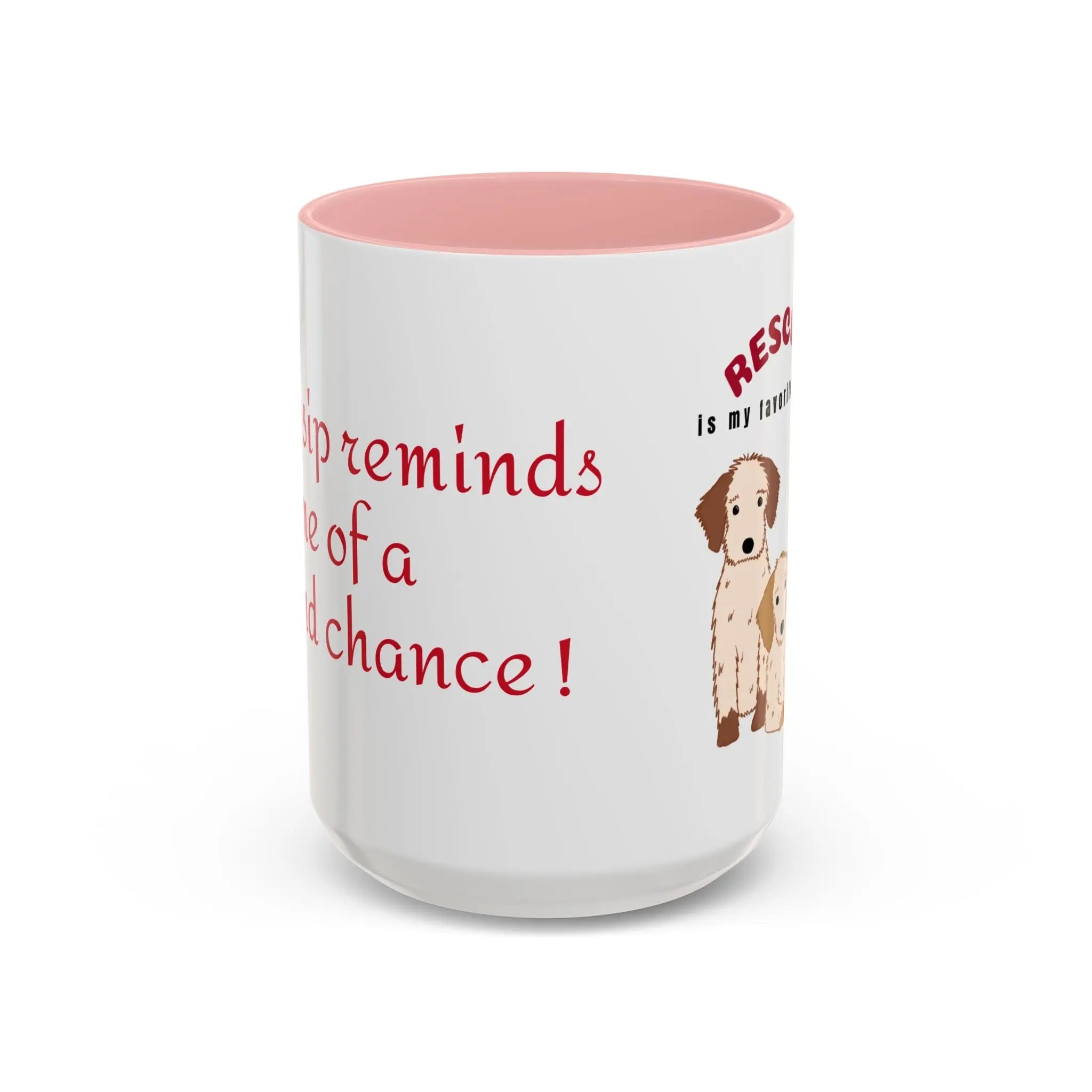 Rescue Dogs Love Coffee Mug – A Sweet Sip for Every Animal Lover Printify