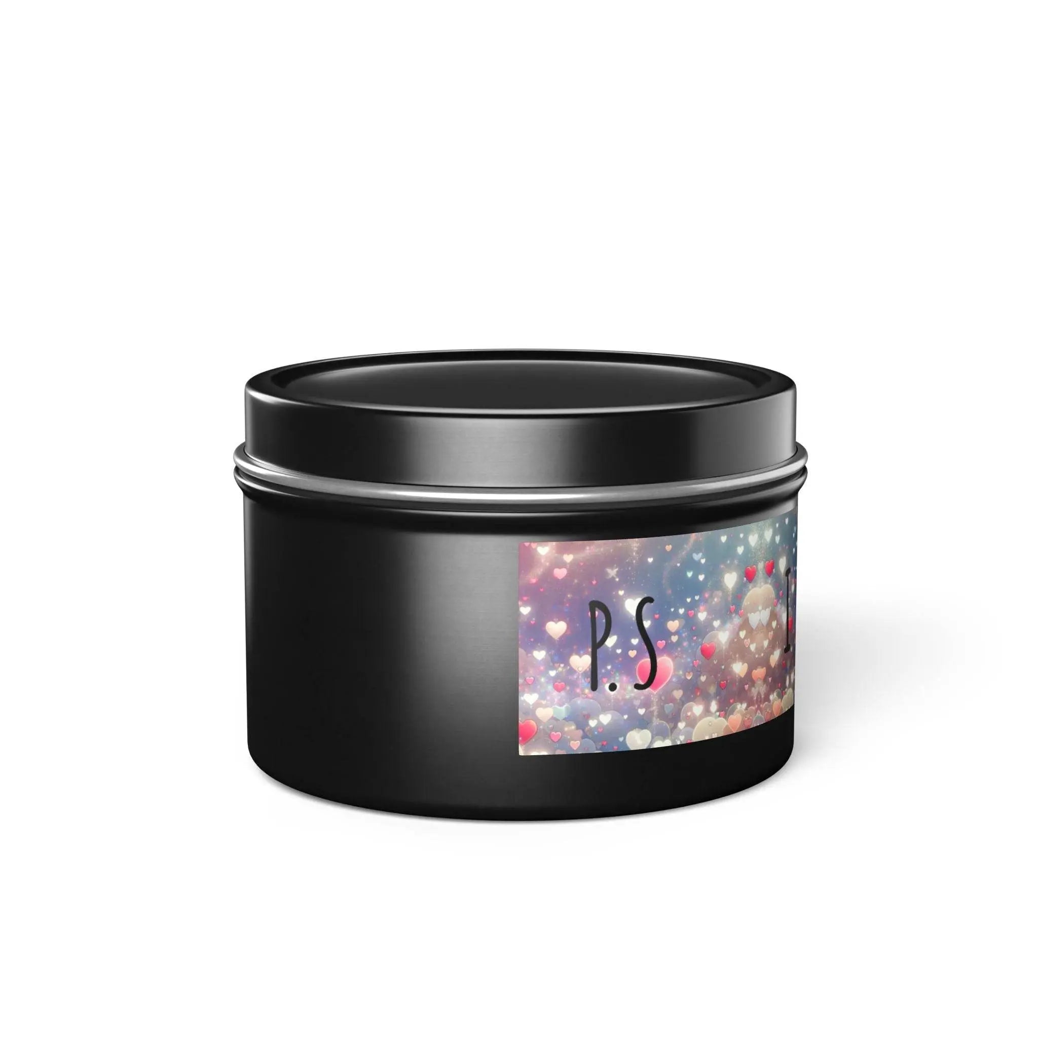 P.S I Love You Tin Candles, Heart Design Candle, Romantic Soy Candle, Day Gift, Home Decor Candle, Love Candle, Valentine's. - Our Sacred Serenity Store