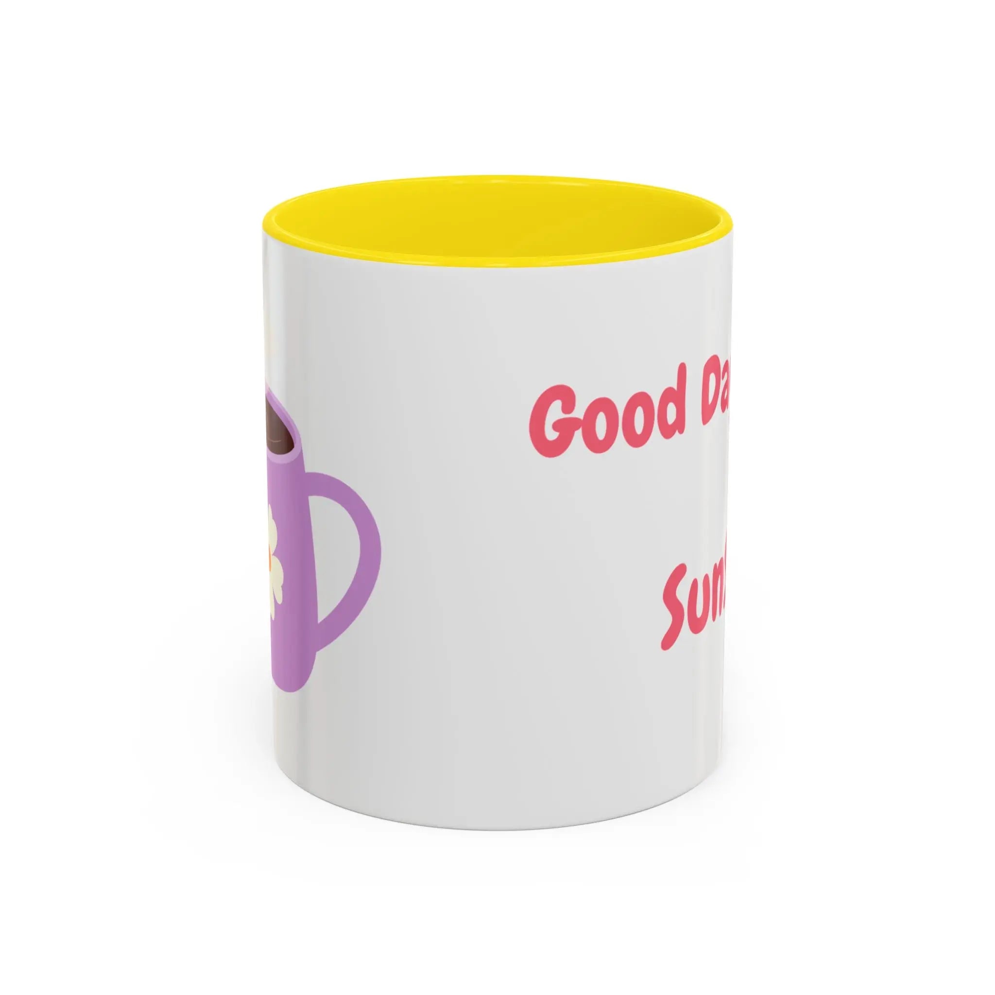 Coffee Mug - Good Day Sunshine Accent Mug (11, 15oz) Printify
