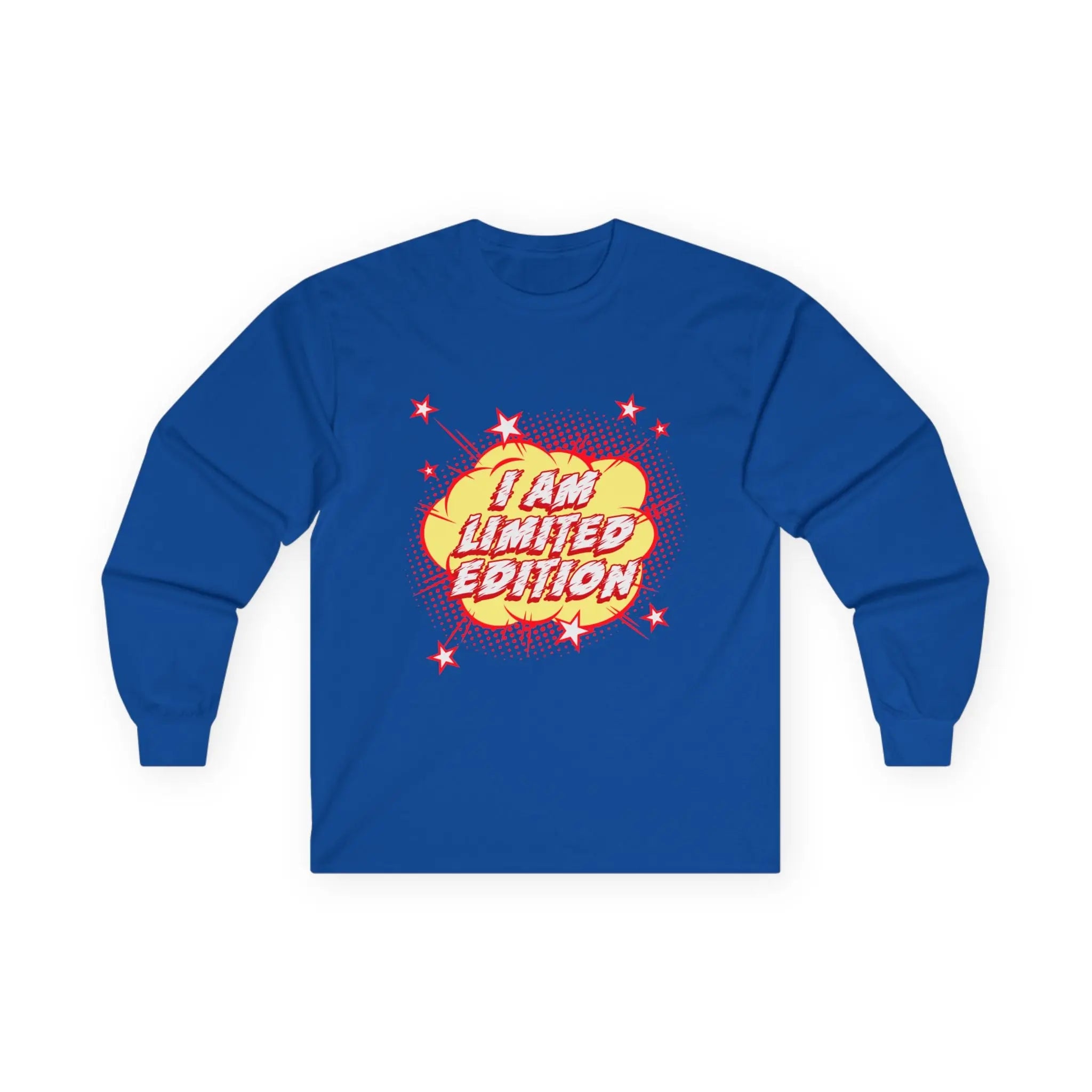 I Am Limited Edition" Cosmic Comic-Style Tee Printify