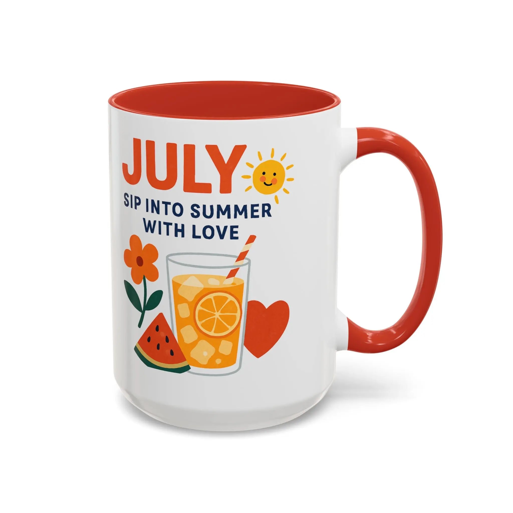July - Bring the Sunshine Home with This Summer Vibes Coffee Mug Printify