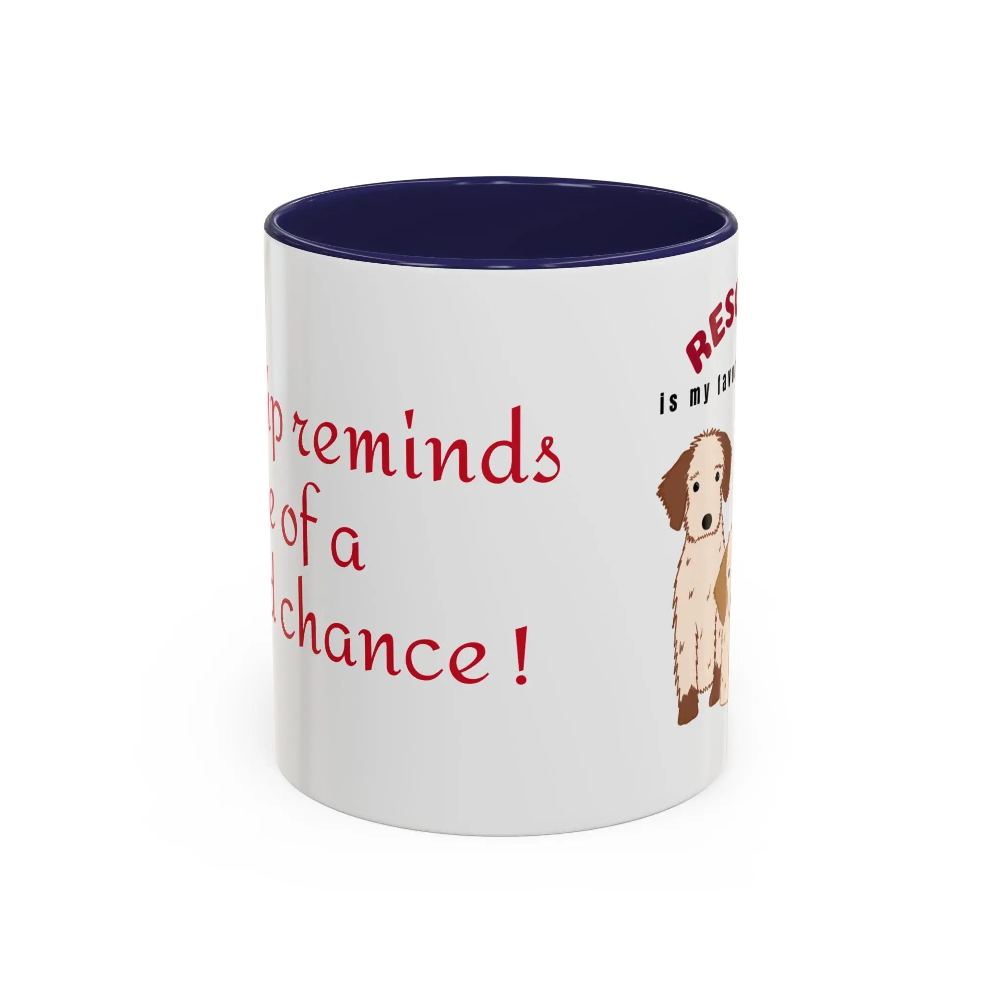Rescue Dogs Love Coffee Mug – A Sweet Sip for Every Animal Lover Printify