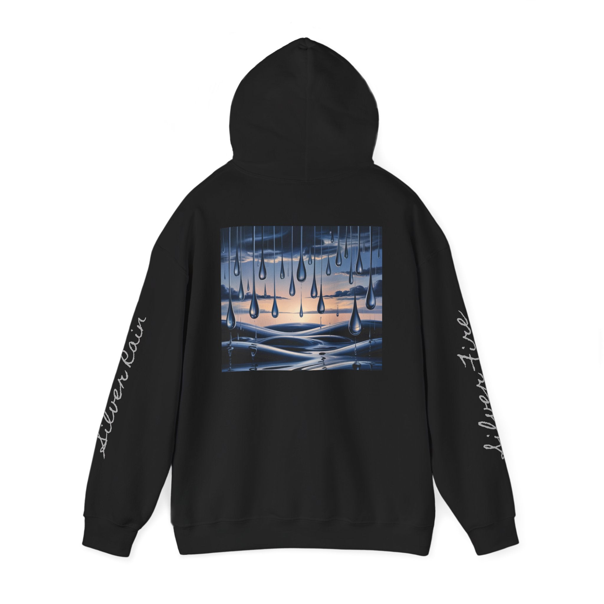 Artistic Fire and Rain Unisex Hoodie