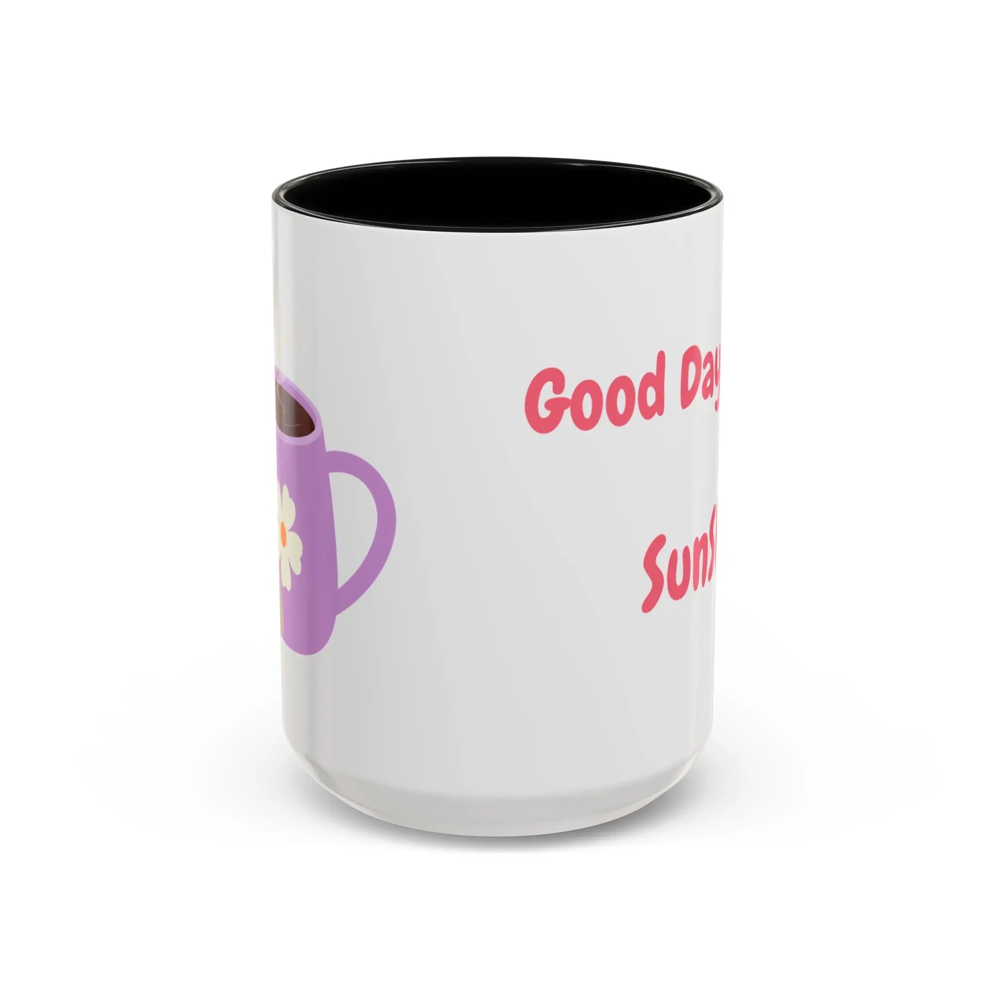 Coffee Mug - Good Day Sunshine Accent Mug (11, 15oz) Printify
