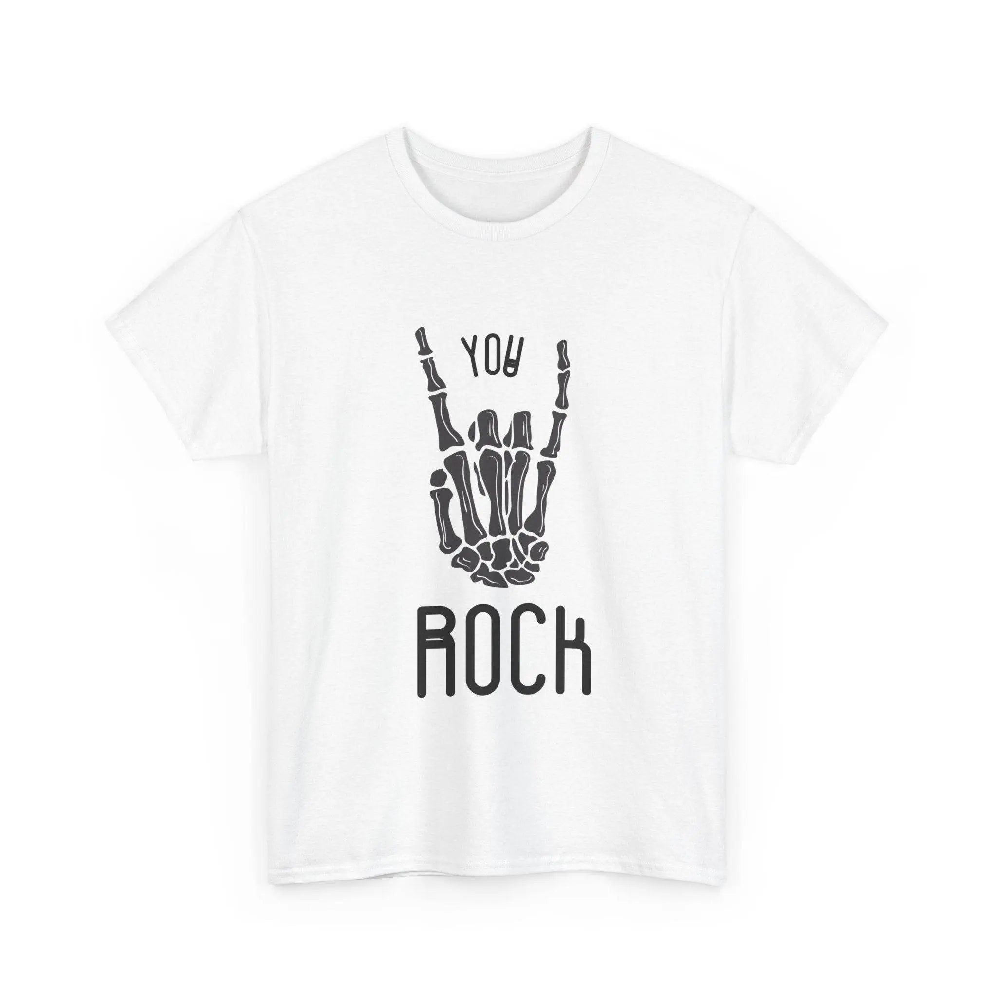 Skeleton Rock Unisex Tee Shirt, Cool Graphic Punk Tshirt, Music Lover Gift, Halloween Top, Alternative Apparel, Day of the Dead Clothing - Our Sacred Serenity Store