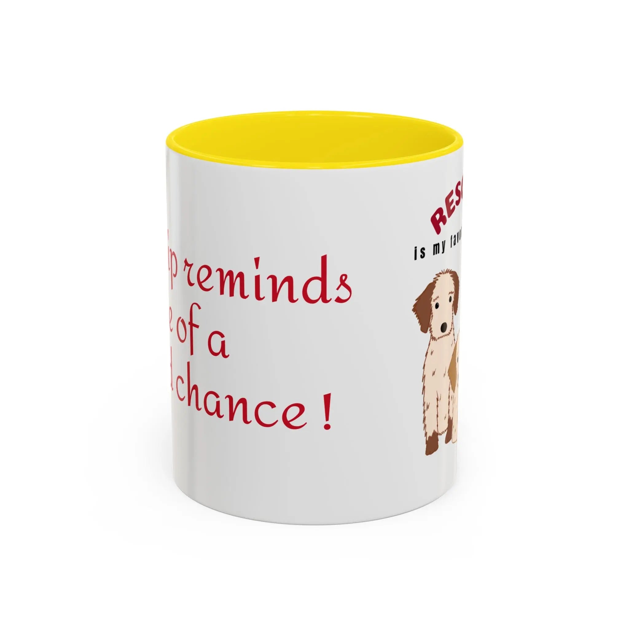 Rescue Dogs Love Coffee Mug – A Sweet Sip for Every Animal Lover Printify