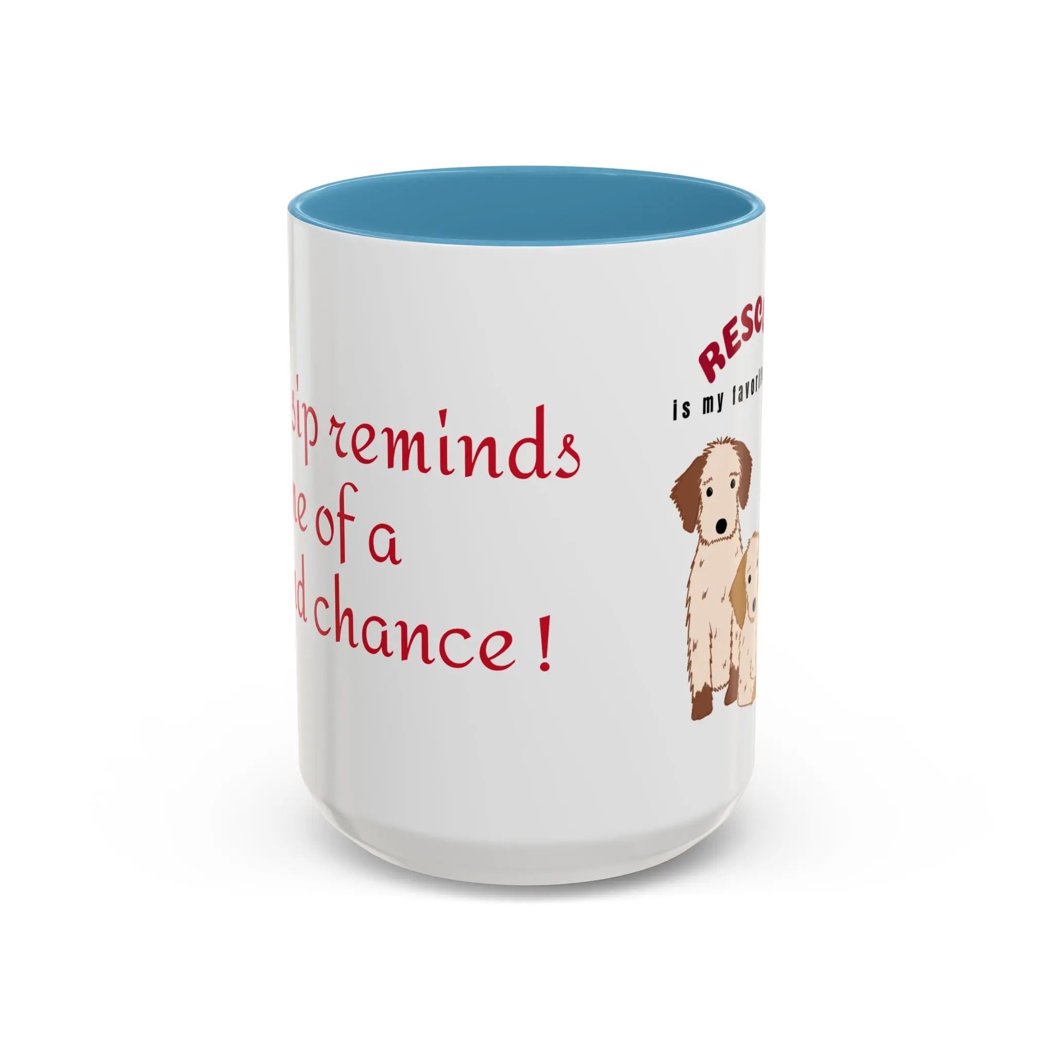 Rescue Dogs Love Coffee Mug – A Sweet Sip for Every Animal Lover Printify