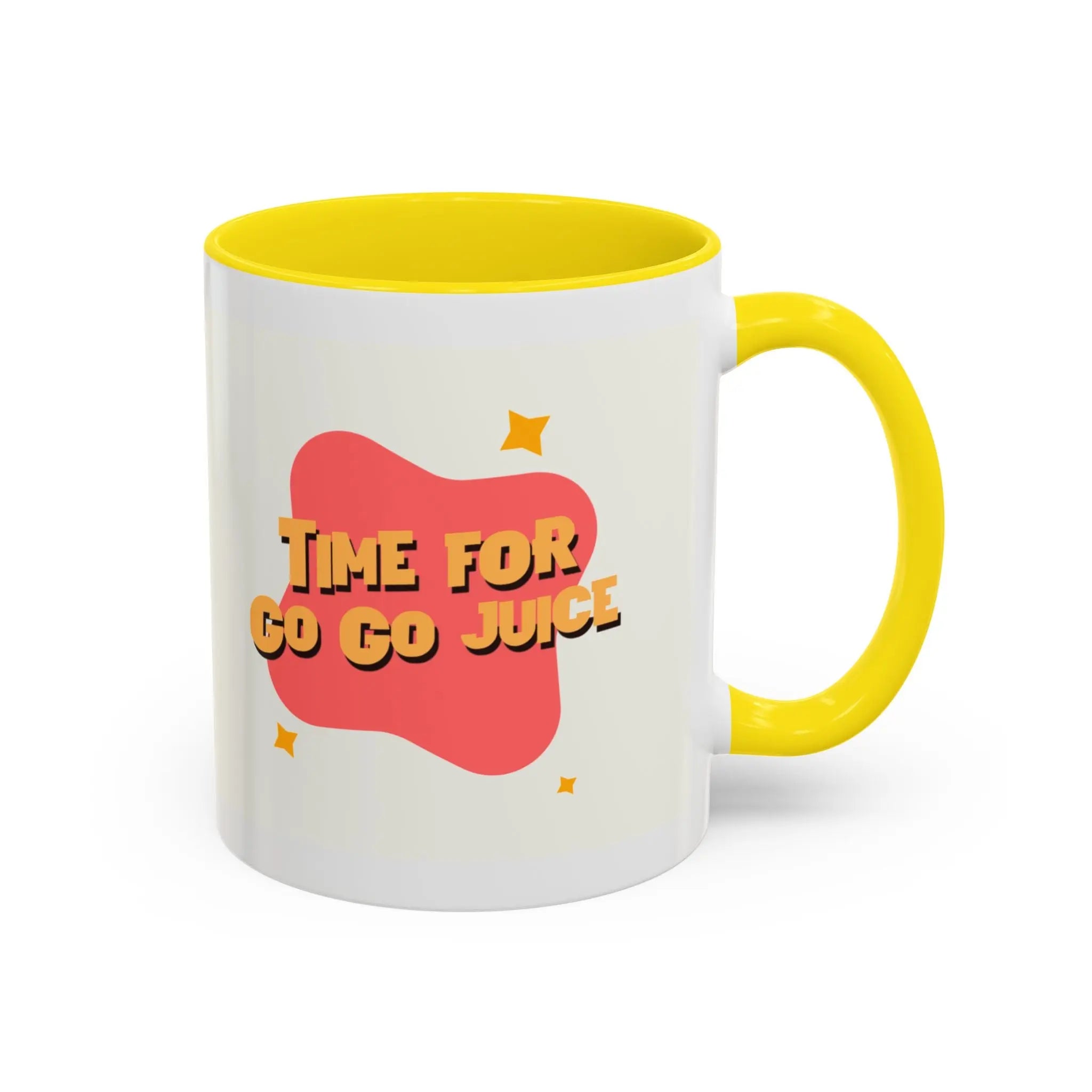Time for Go Go Juice Coffee Mug – Fun & Energetic Drinkware Printify
