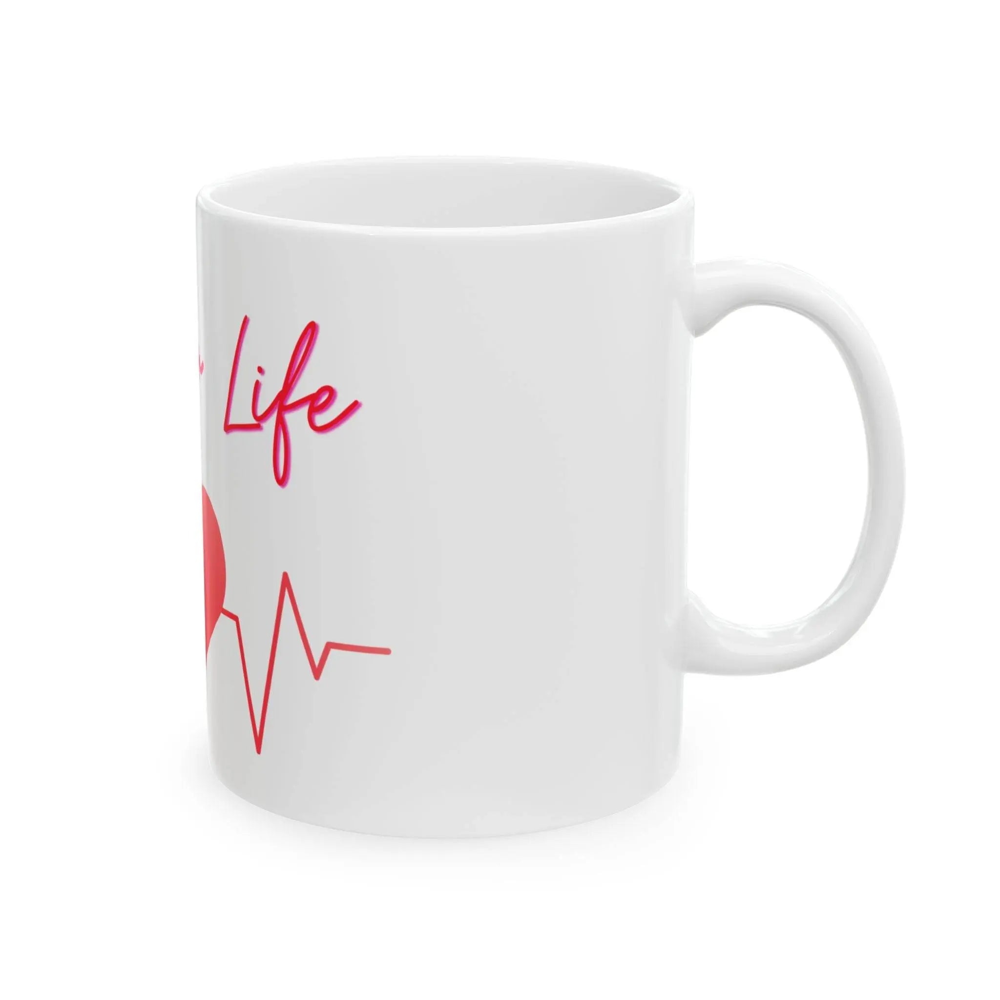 “Teacher Life” Ceramic Mug – For Every Lesson & Latte - Our Sacred Serenity Store
