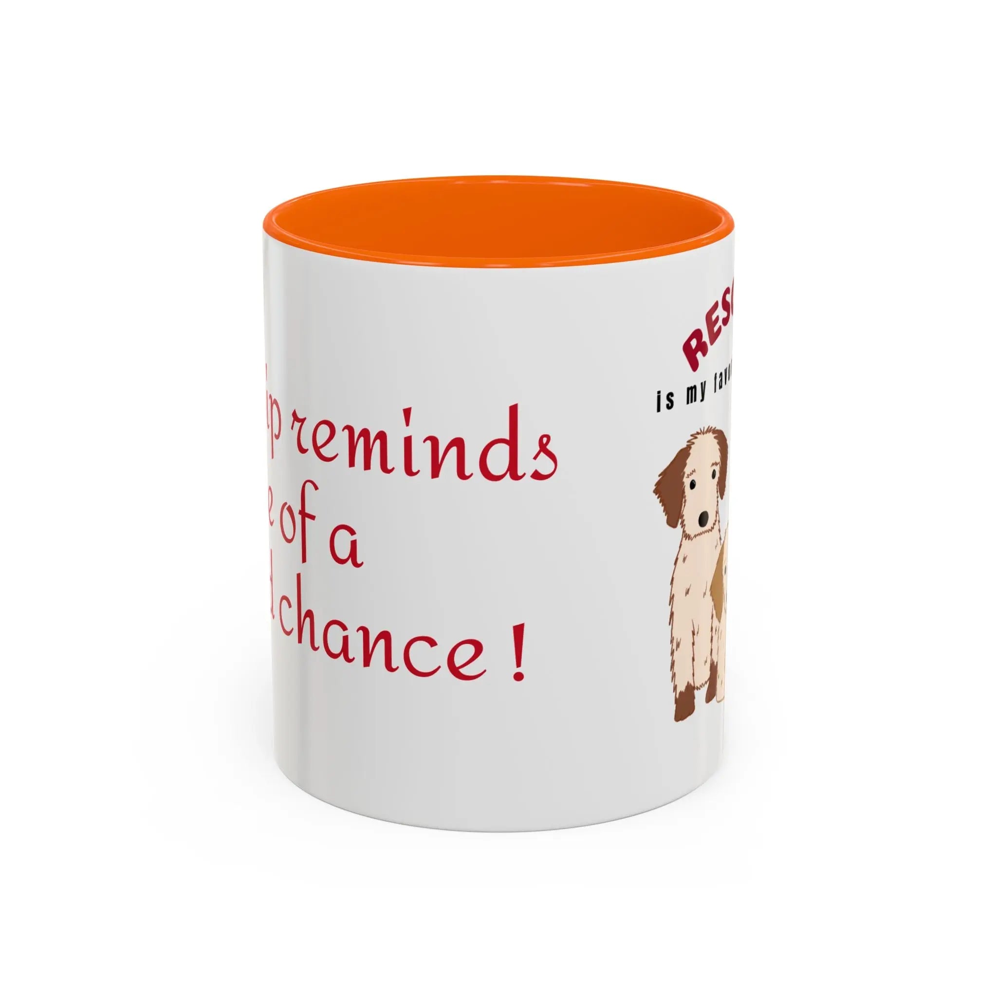 Rescue Dogs Love Coffee Mug – A Sweet Sip for Every Animal Lover Printify