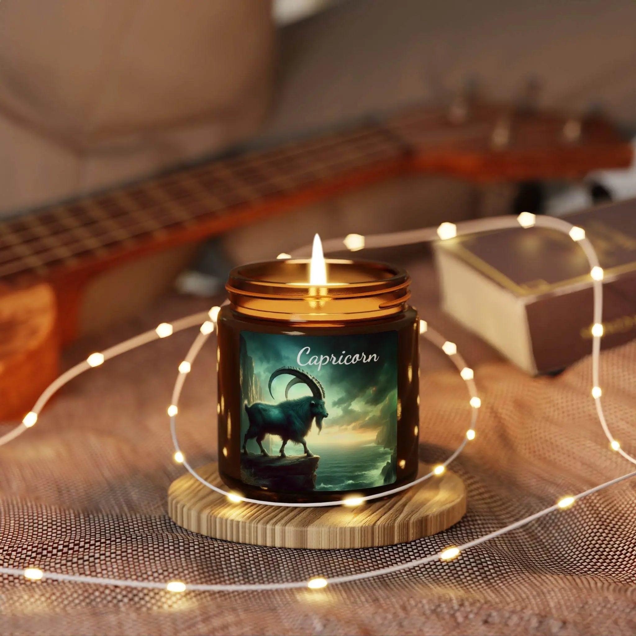 Scented Soy Candle (Multi-Size, Amber Jar) - Our Sacred Serenity Store