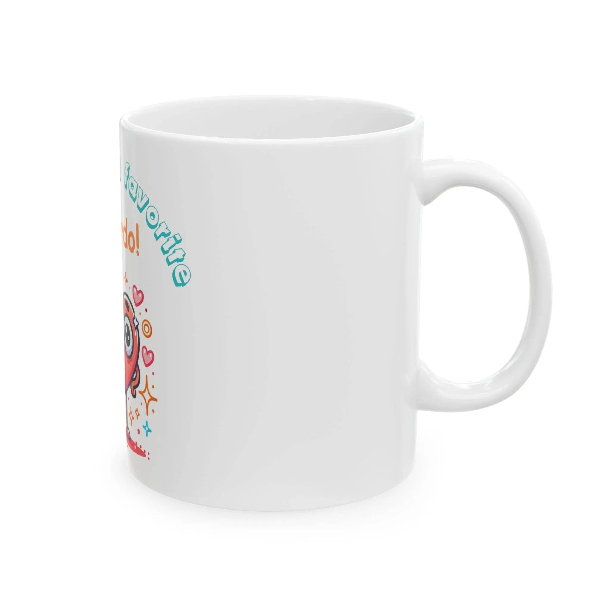 Ceramic Mug, Cute Heart Character Coffee Cup, Quirky Funny Mug, Playful Affection Mug, Adorable Weirdo Mug, Unique - Our Sacred Serenity Store