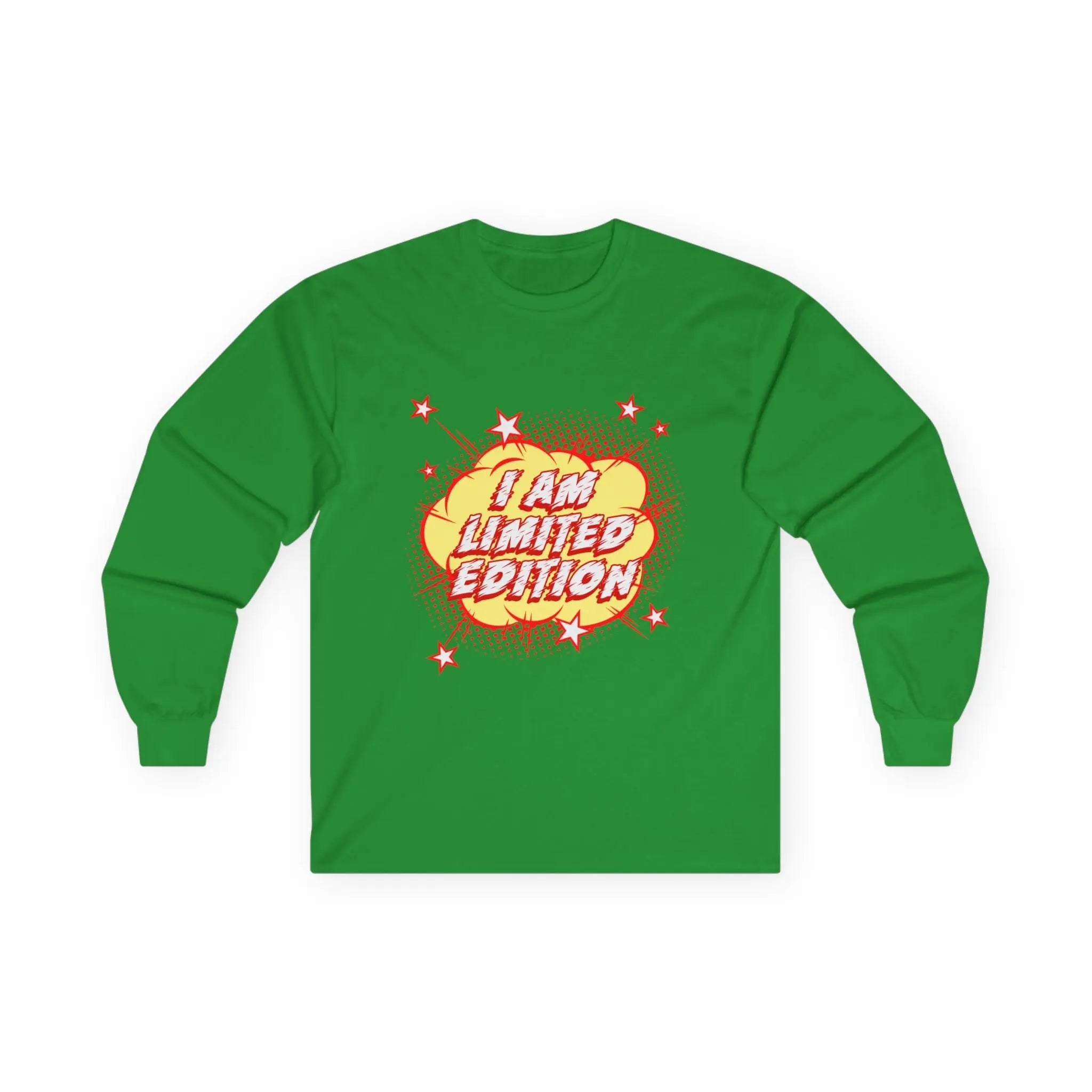I Am Limited Edition" Cosmic Comic-Style Tee Printify