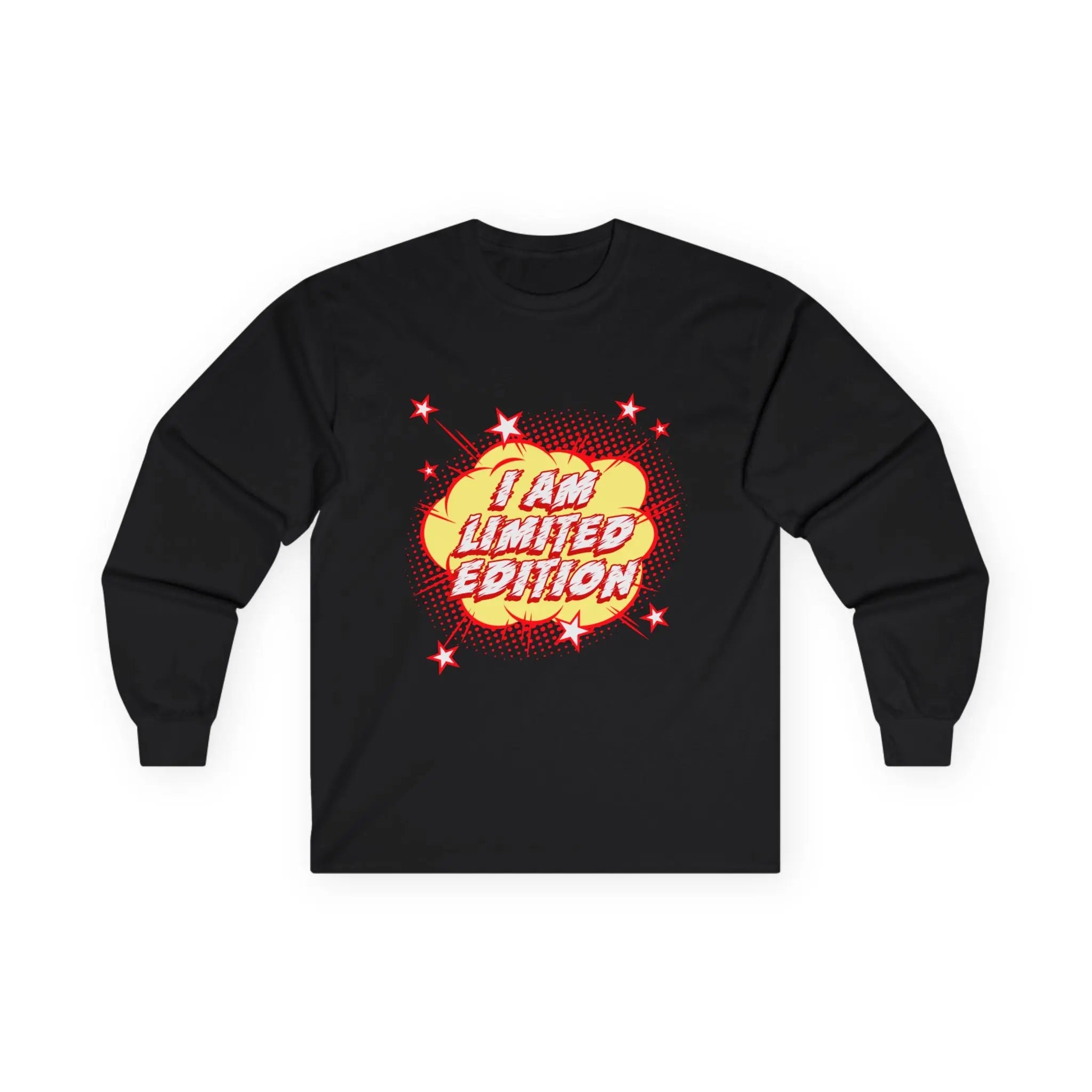I Am Limited Edition" Cosmic Comic-Style Tee Printify