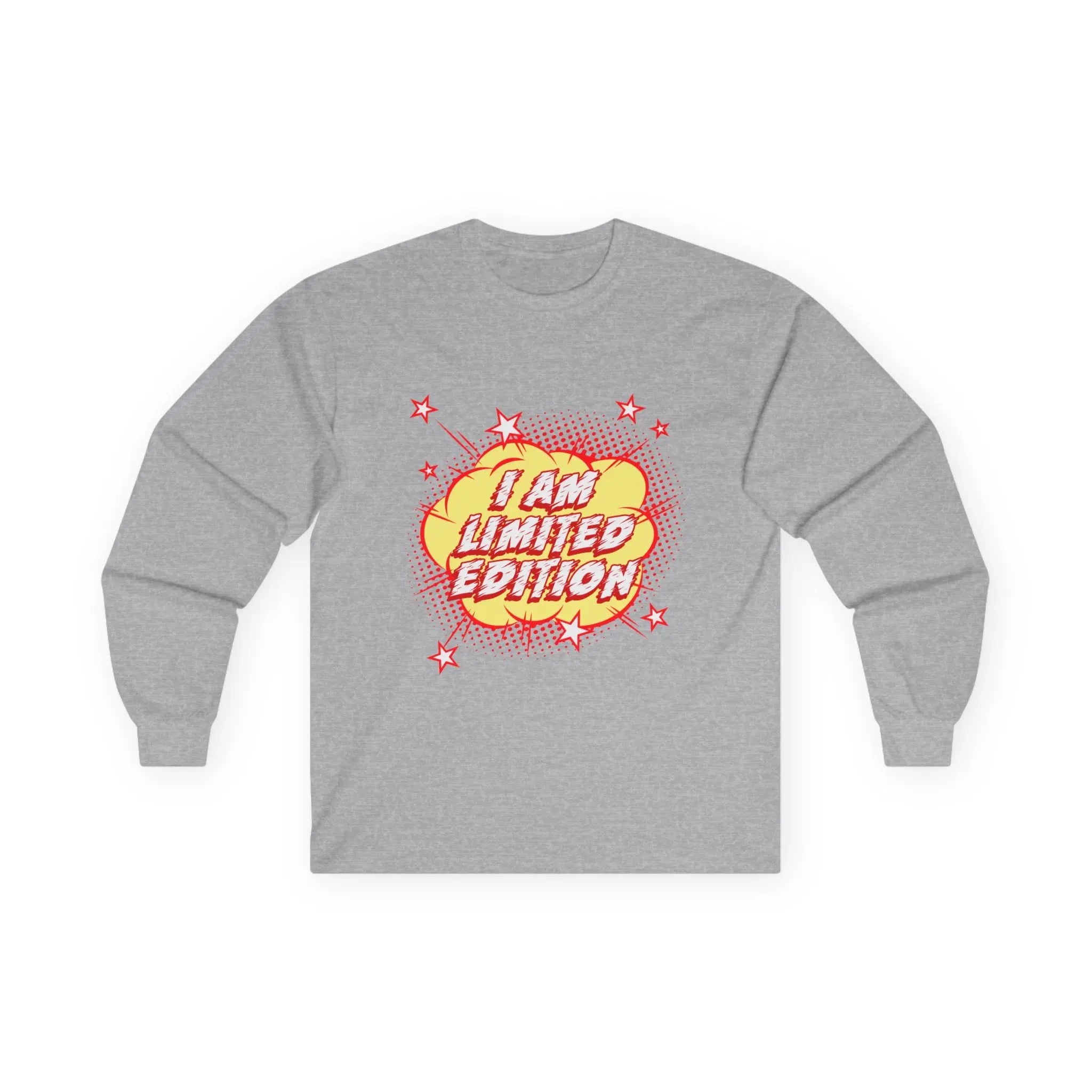 I Am Limited Edition" Cosmic Comic-Style Tee Printify