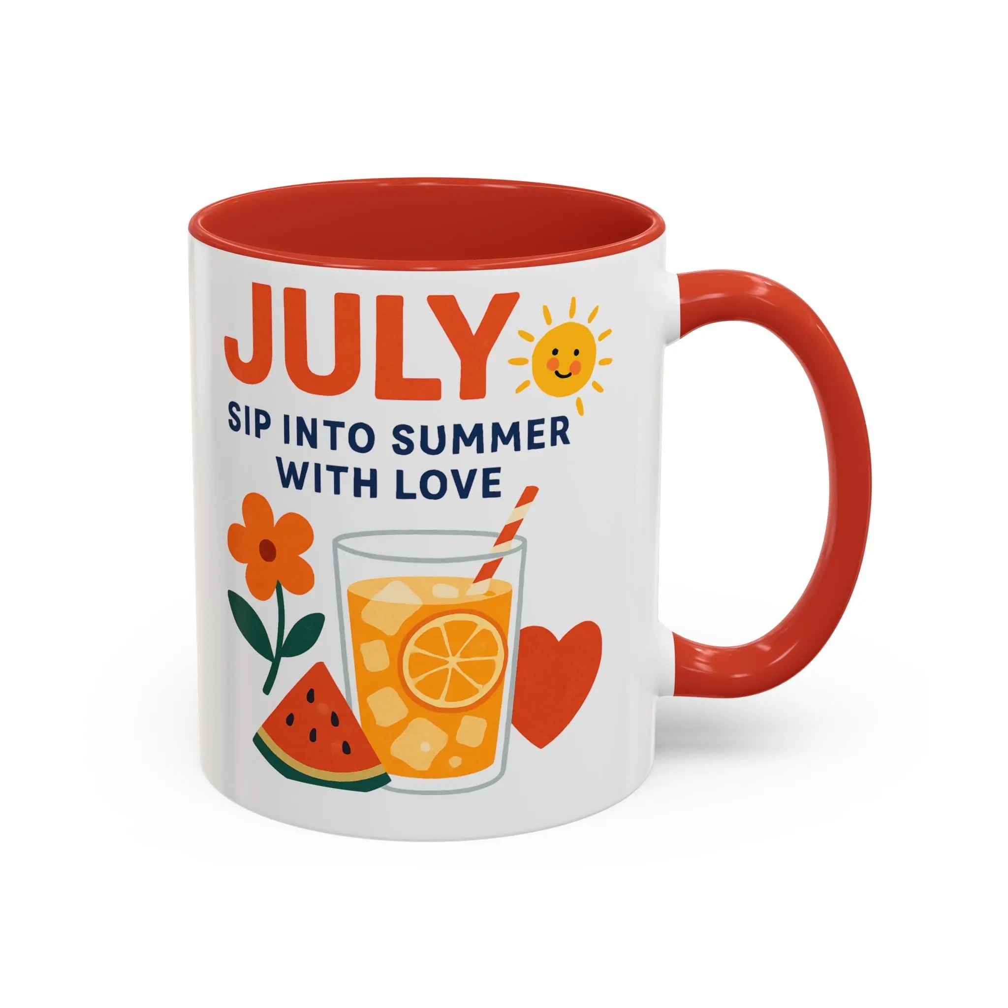 July - Bring the Sunshine Home with This Summer Vibes Coffee Mug Printify
