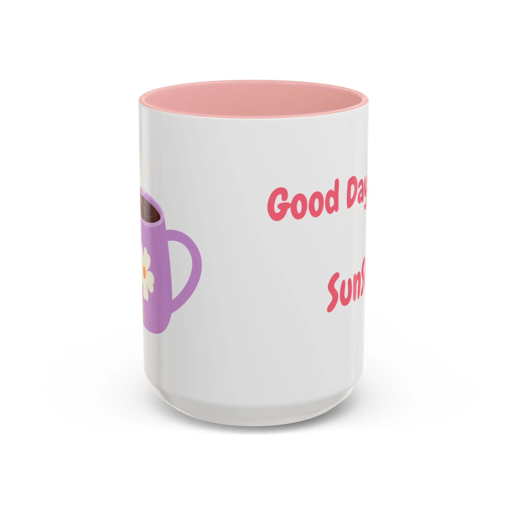 Coffee Mug - Good Day Sunshine Accent Mug (11, 15oz) Printify