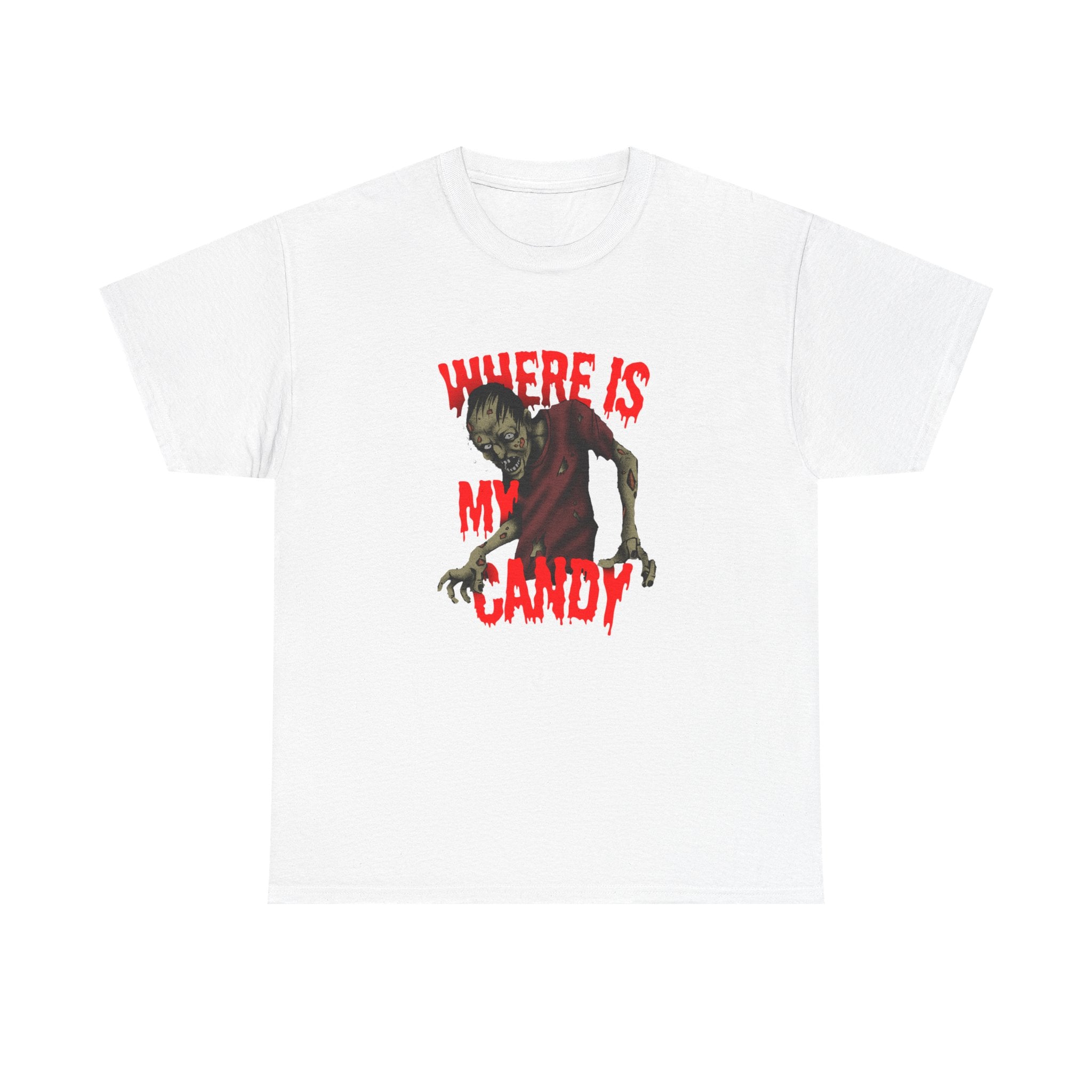 Halloween Zombie Tee, Spooky Unisex Cotton Shirt, Horror Apparel, Costume Party T-Shirt, October 31st Gift,
